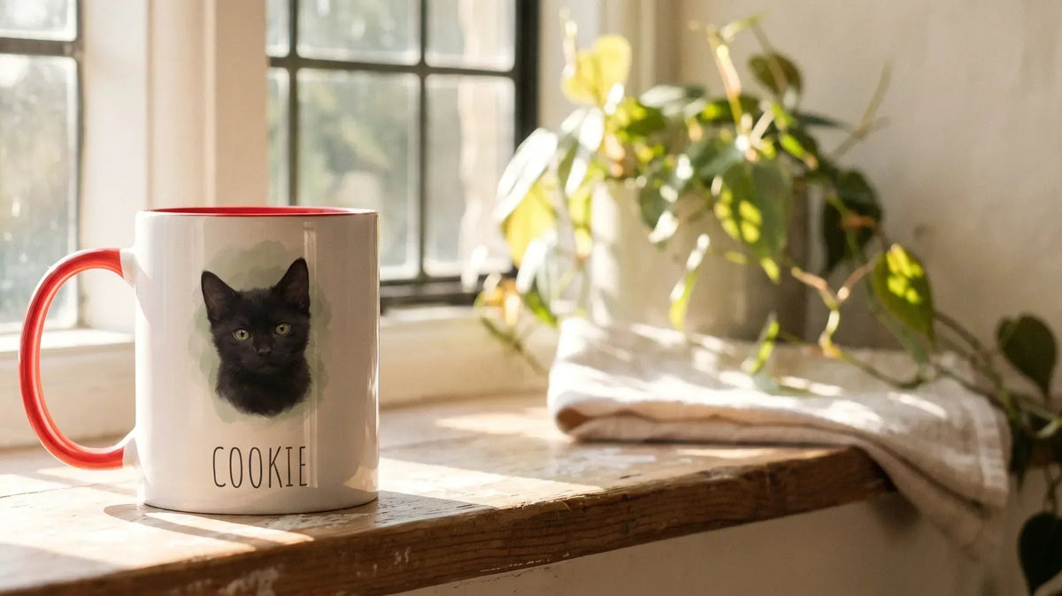 The Purrtrait Mug: Your Cat, Turned Into a Work of Art