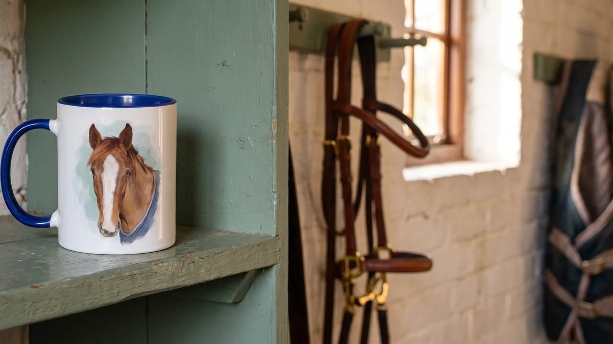 The Ponytrait Mug: Your Horse, Turned Into a Work of Art