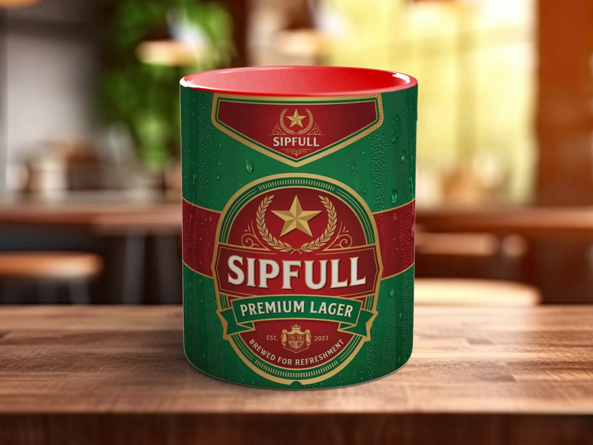 Custom Beer Mug — Upload Your Photo