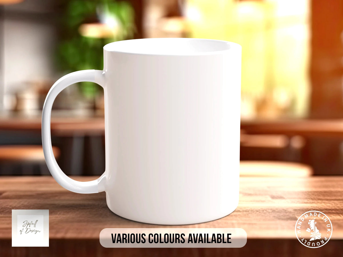 Purrtrait Mug | Personalised Cat Portrait From Your Photo — left view