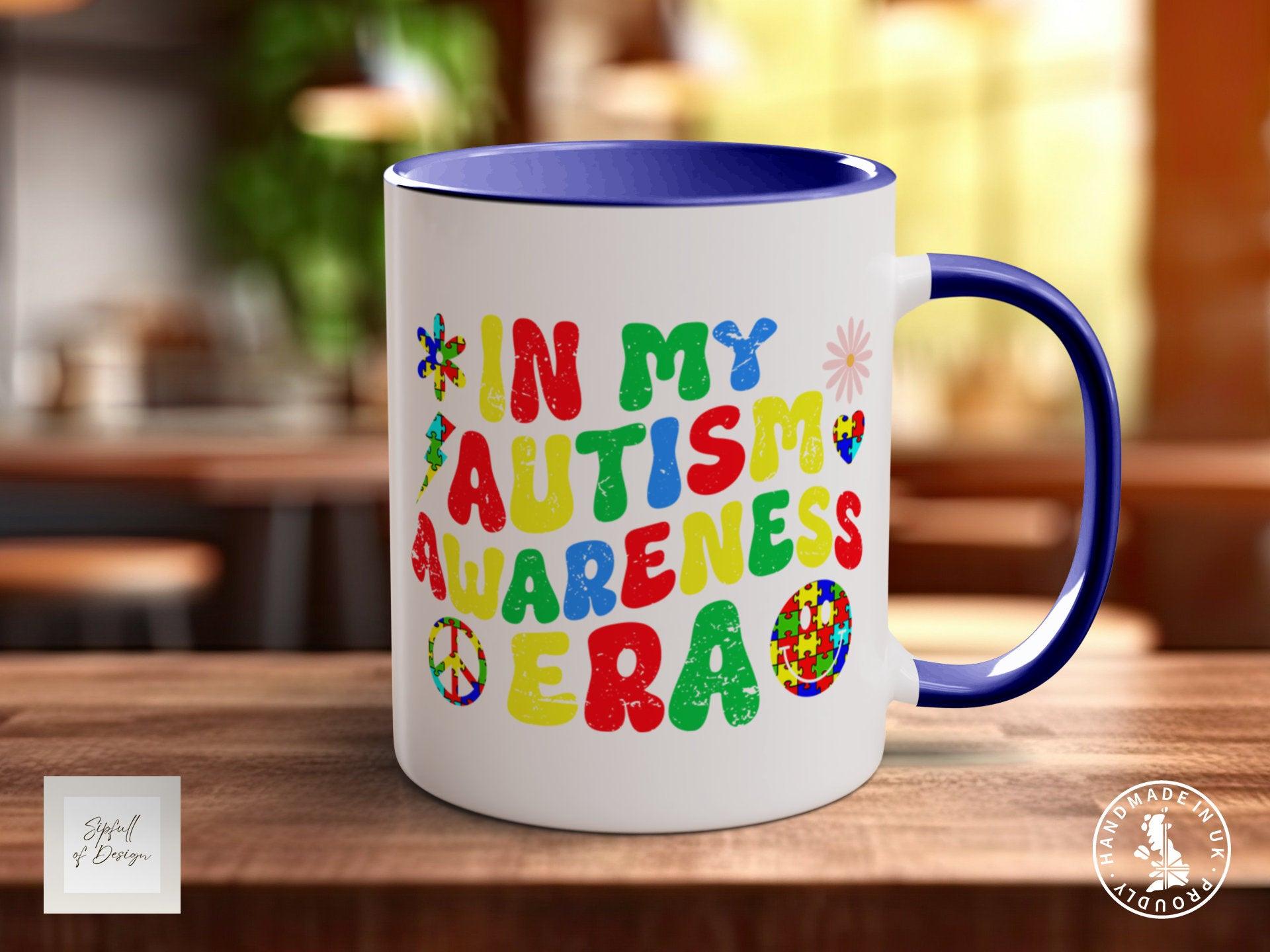 In My Autism Awareness Era Coloured Mug, ASD Support, Autism Awareness - Sipfull of Design