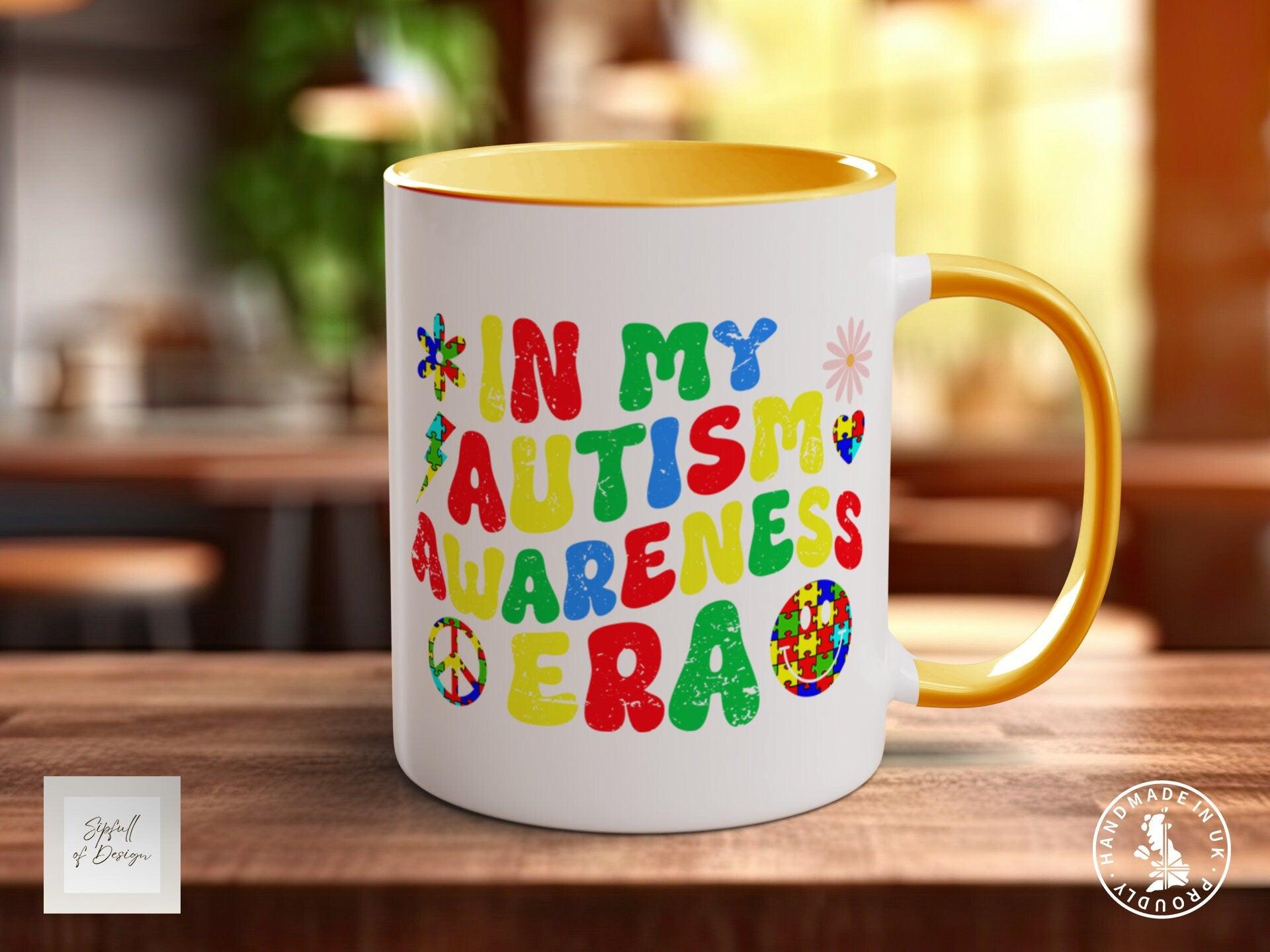In My Autism Awareness Era Coloured Mug, ASD Support, Autism Awareness - Sipfull of Design
