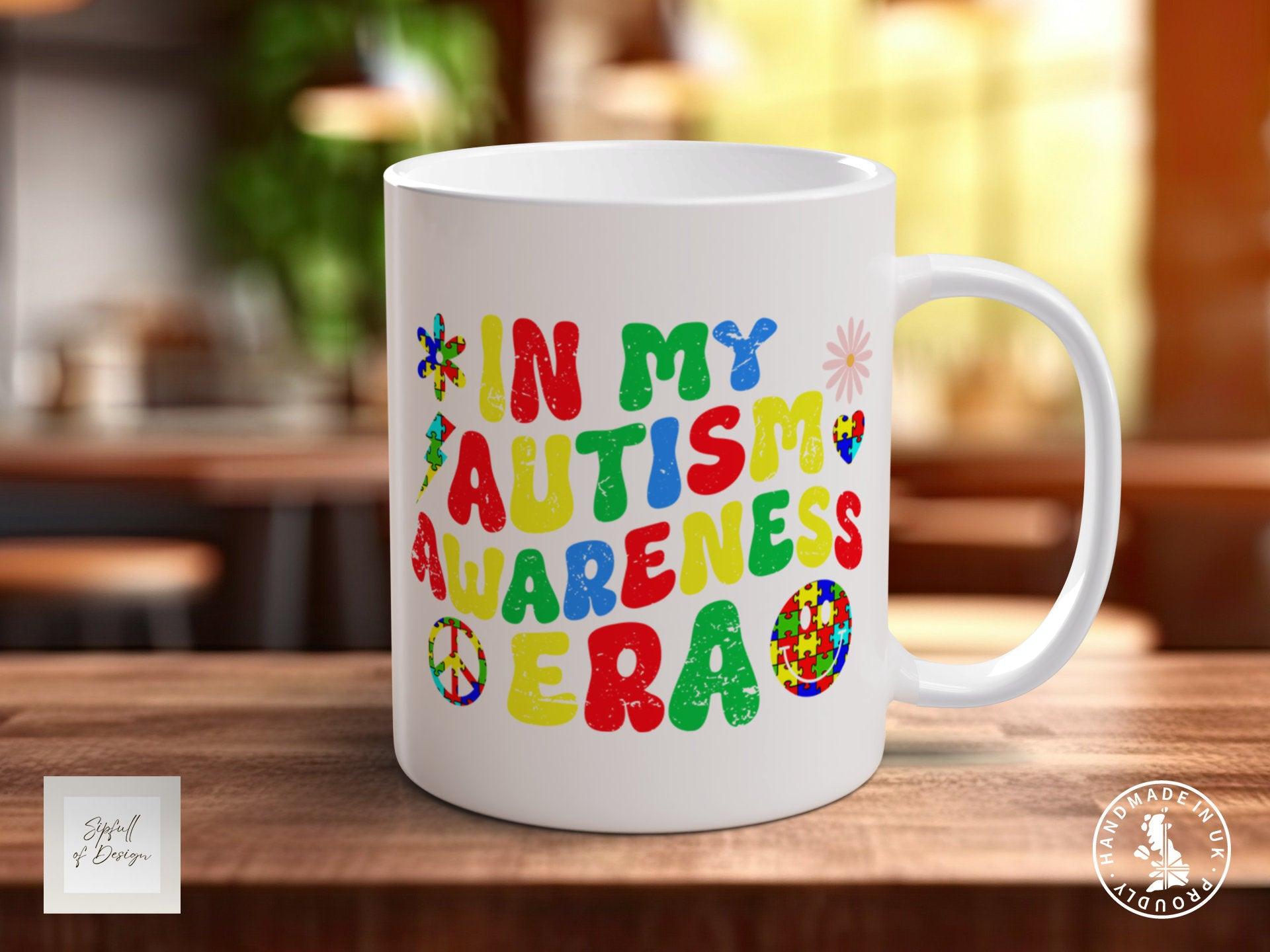 In My Autism Awareness Era Coloured Mug, ASD Support, Autism Awareness - Sipfull of Design