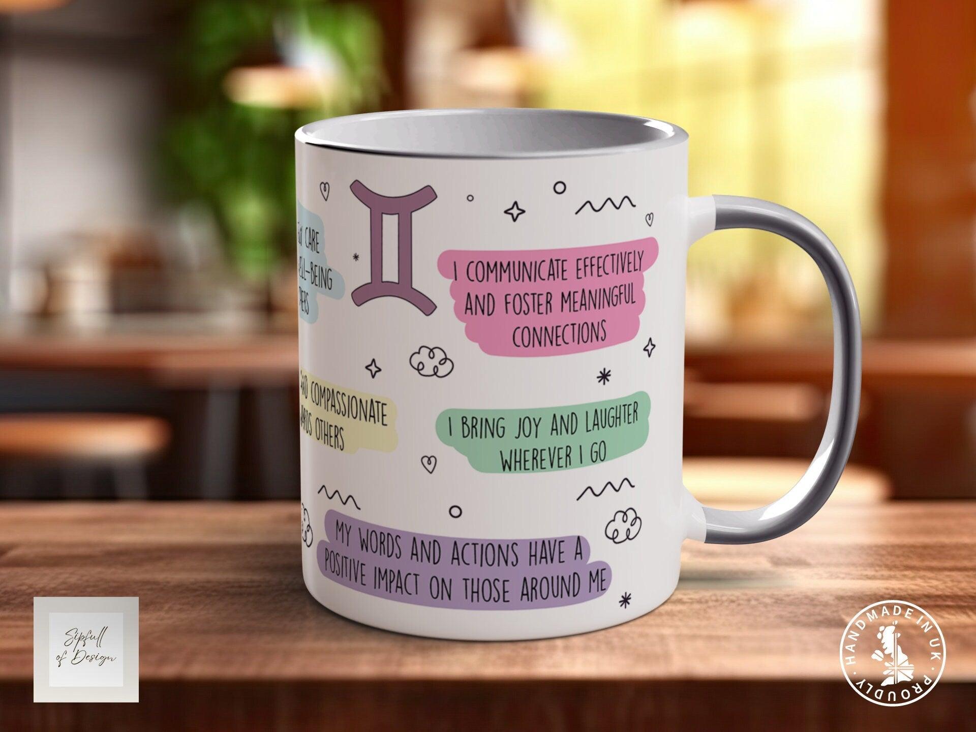 Gemini Zodiac Mug - Sipfull of Design