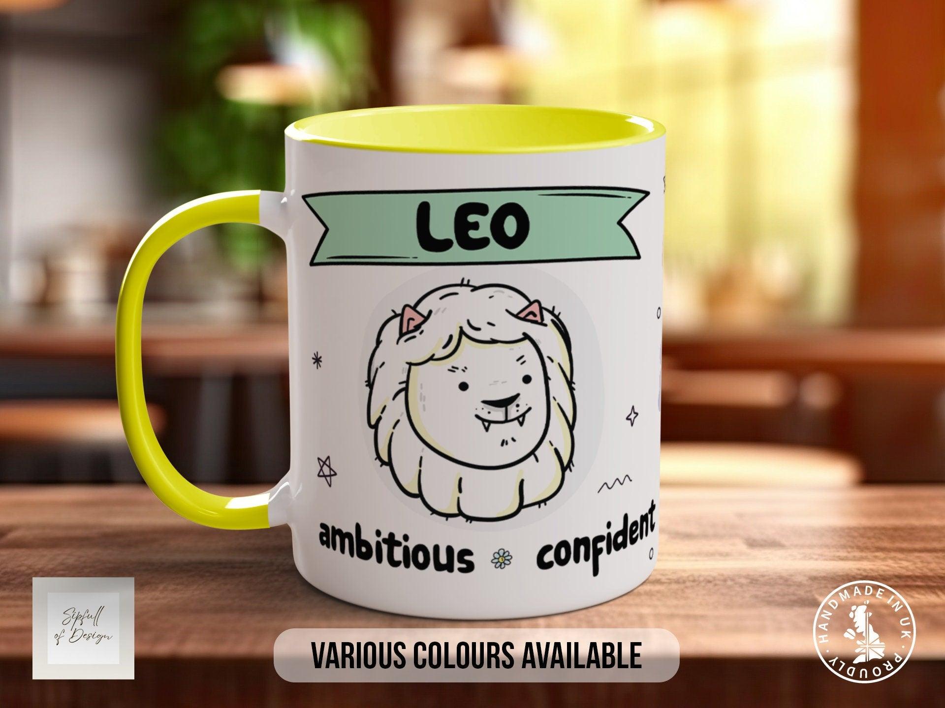 Leo Zodiac Mug - Sipfull of Design