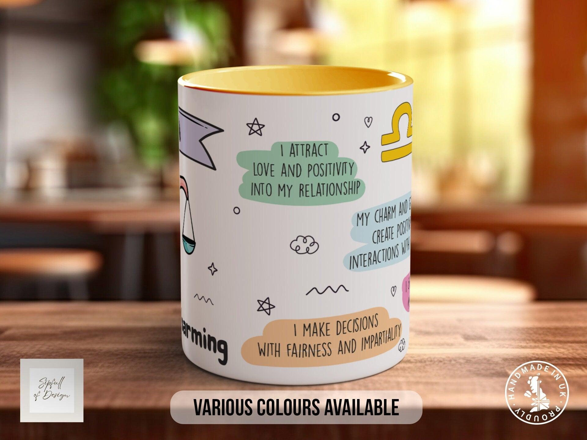 Libra Zodiac Mug - Sipfull of Design