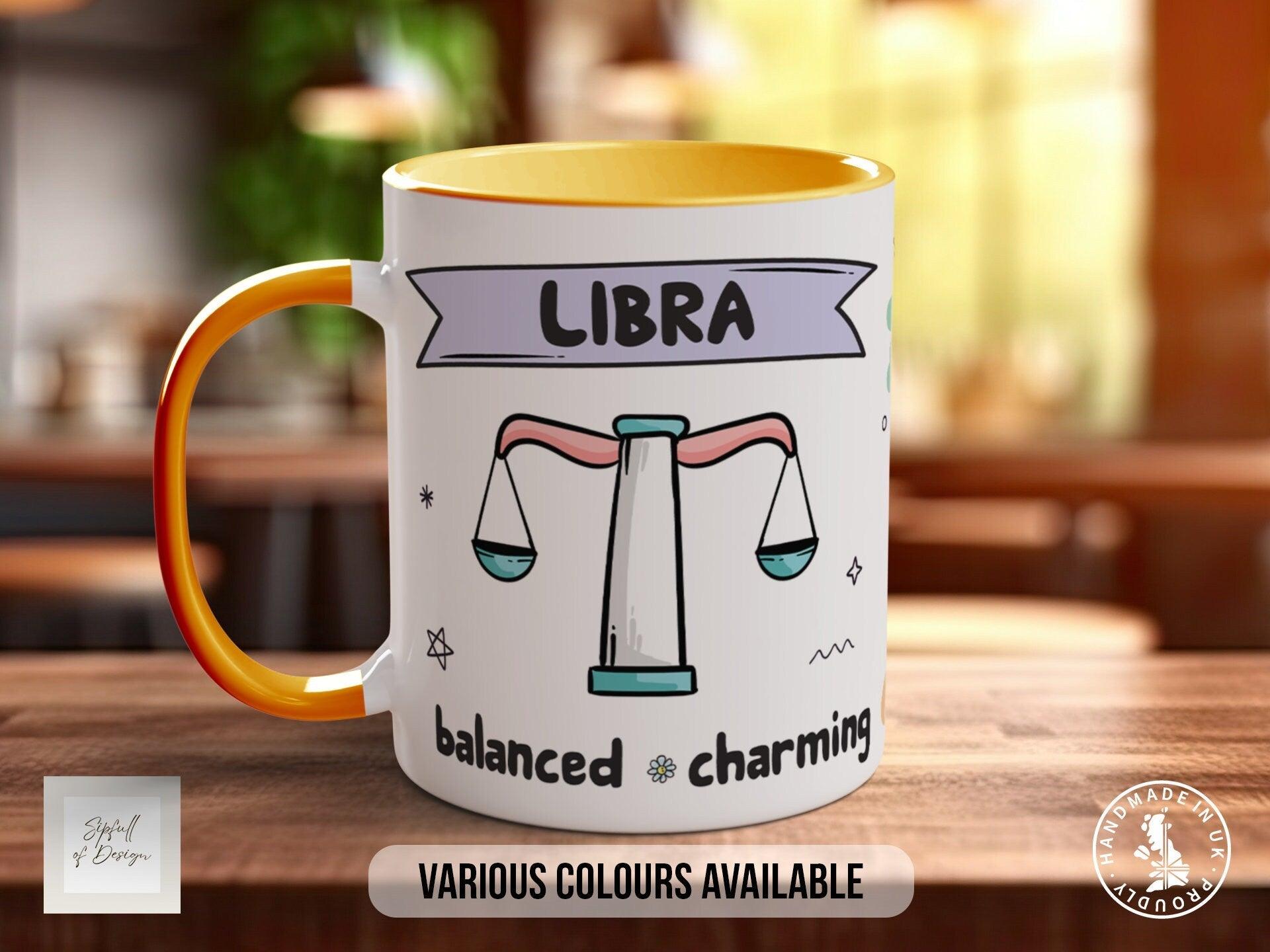 Libra Zodiac Mug - Sipfull of Design