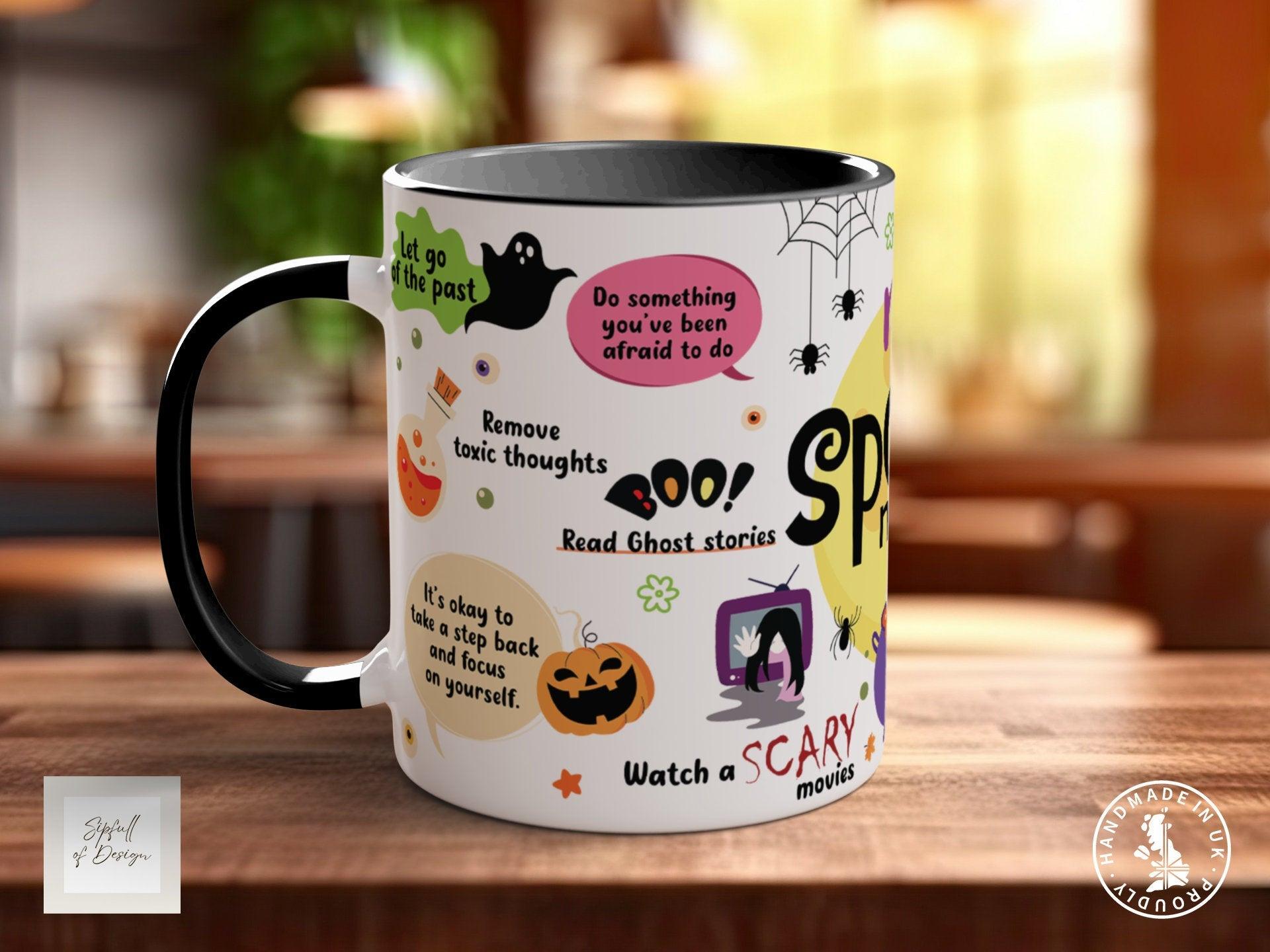 My Spooky Coloured Mug - Celebrate Halloween! - Sipfull of Design