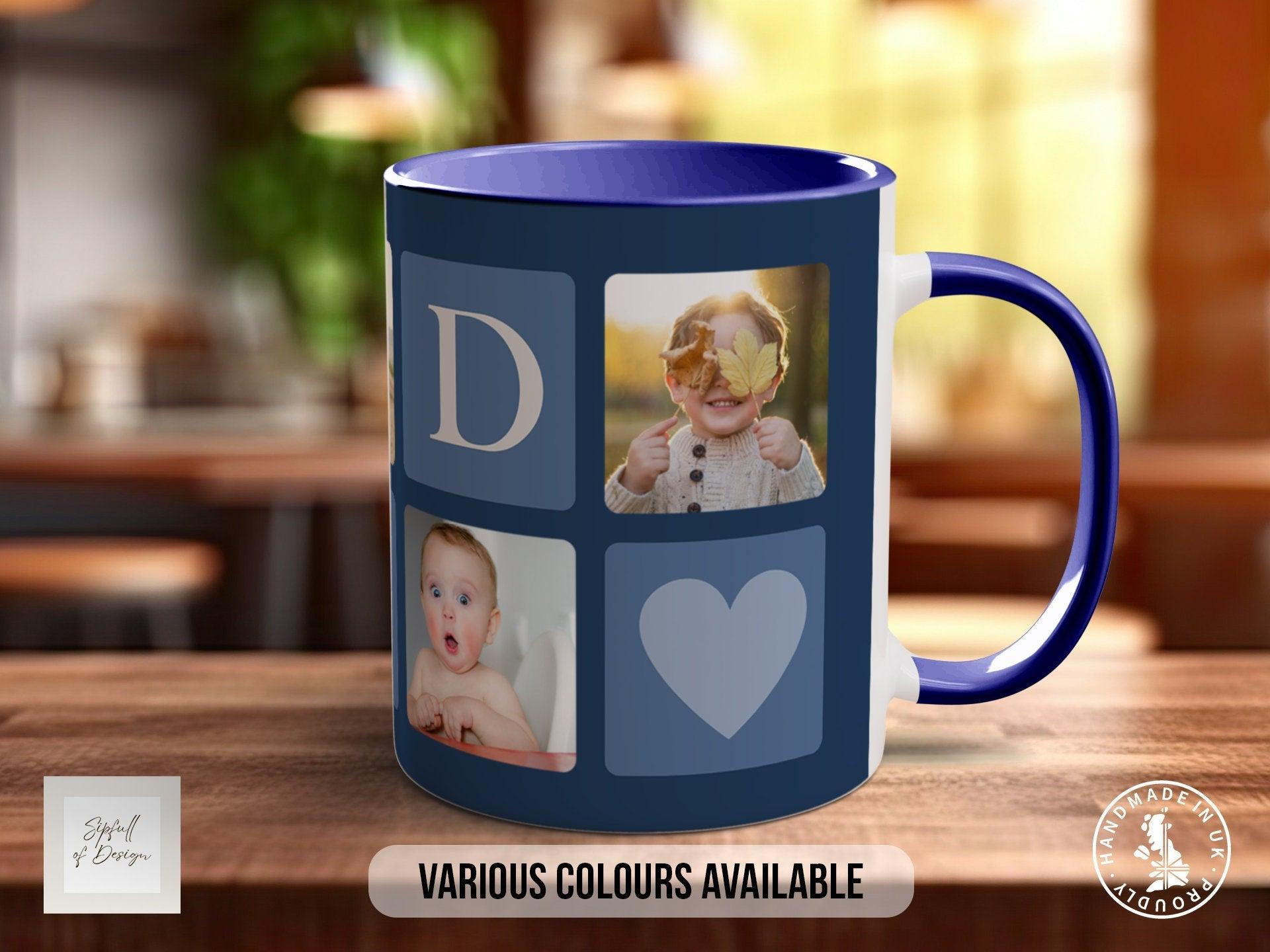 Father’s Day Photo Grid Mug - Sipfull of Design