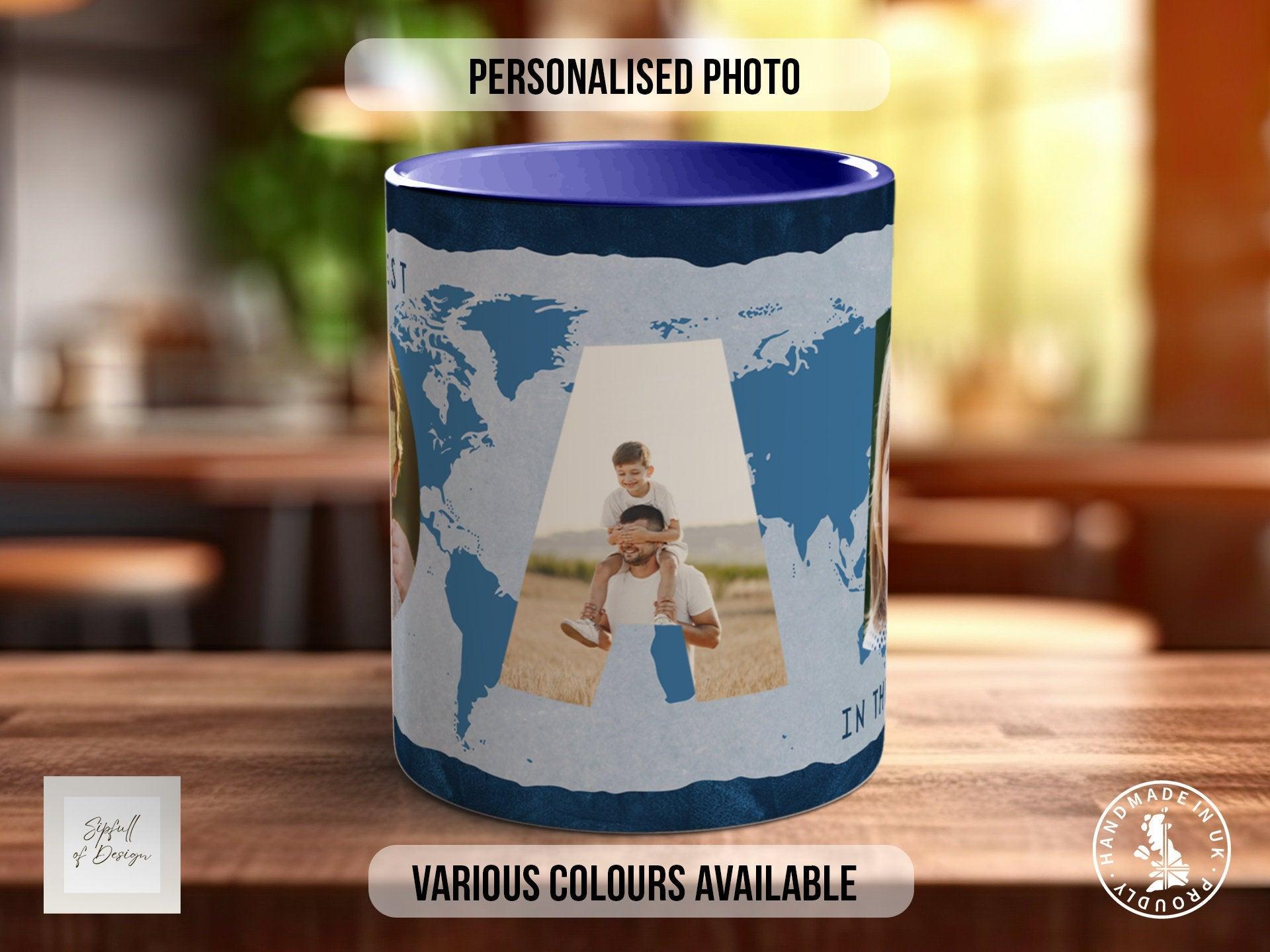 The Best Daddy In The World Personalised Photo Mug - Sipfull of Design