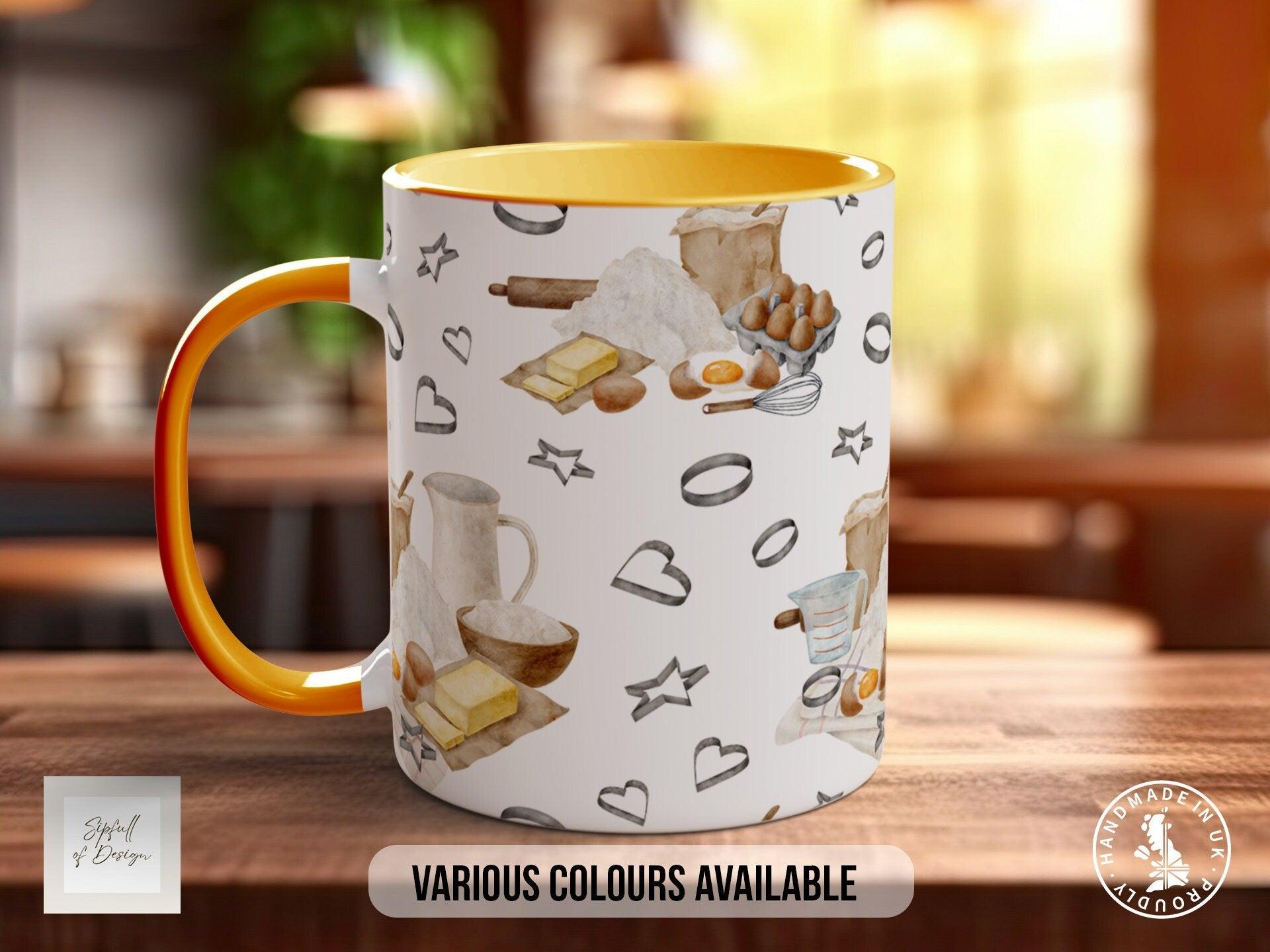 Baking Pattern Mug – Design G (Full Wrap) - Sipfull of Design