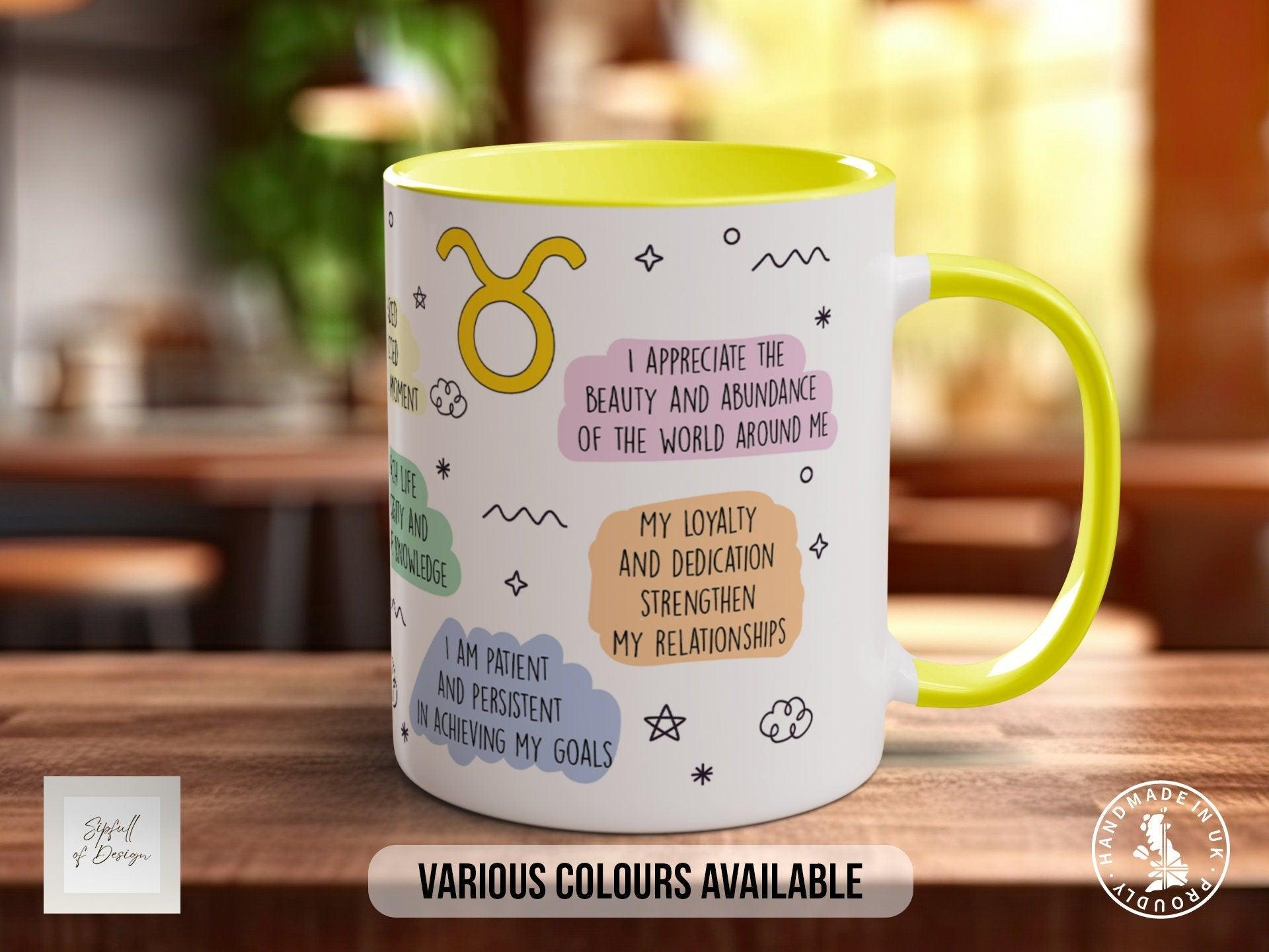 Taurus Zodiac Mug - Sipfull of Design