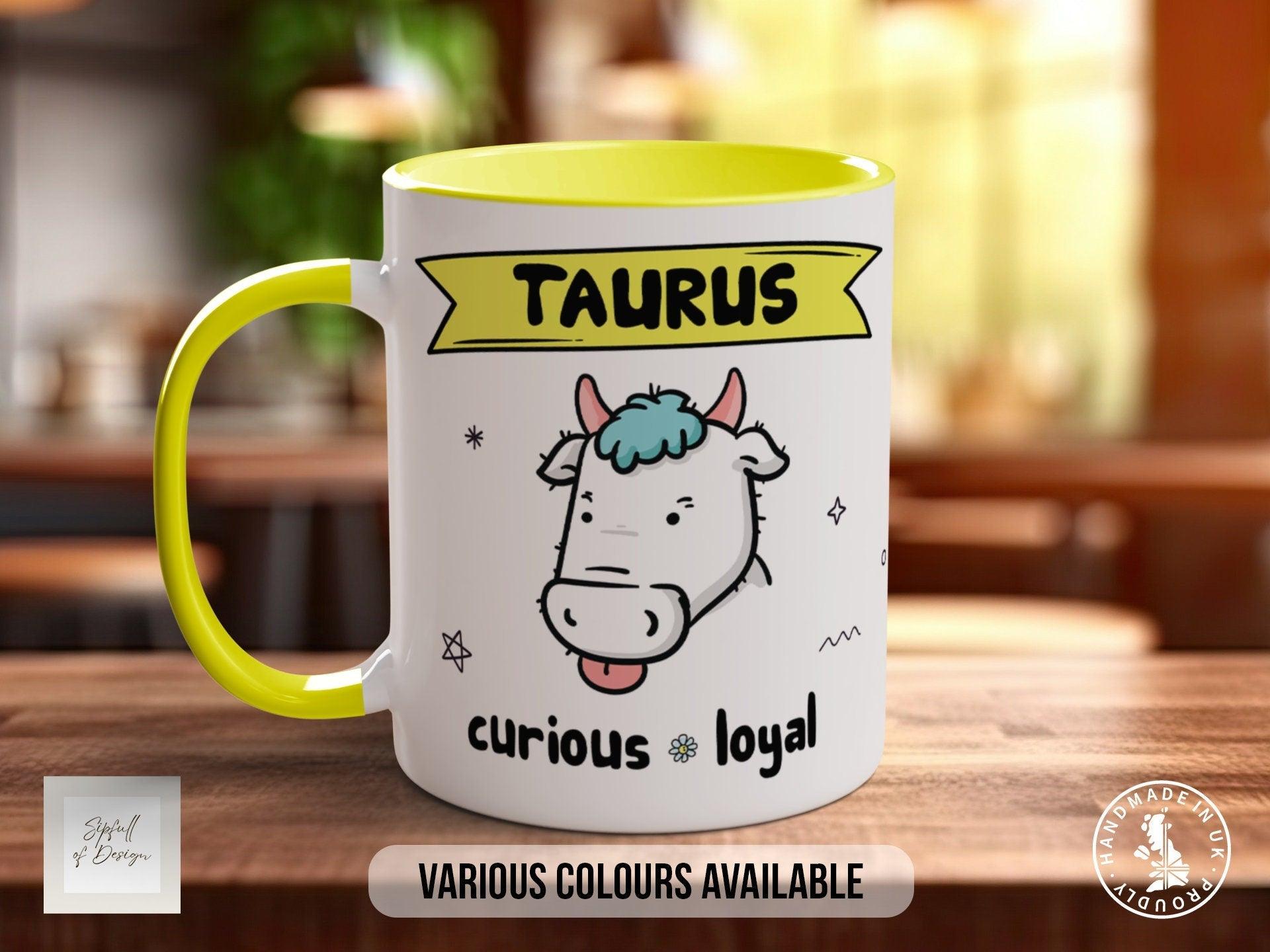 Taurus Zodiac Mug - Sipfull of Design