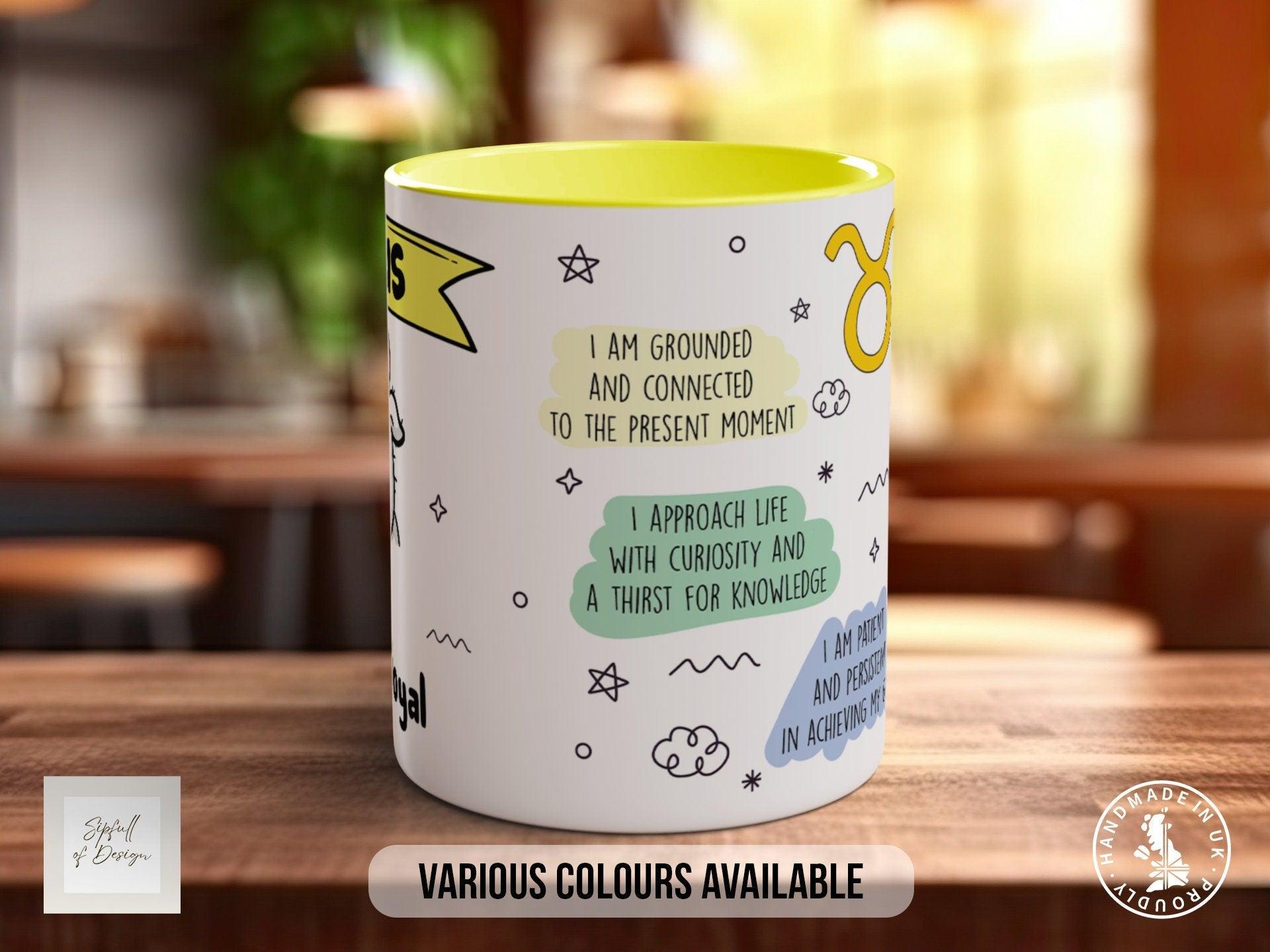 Taurus Zodiac Mug - Sipfull of Design