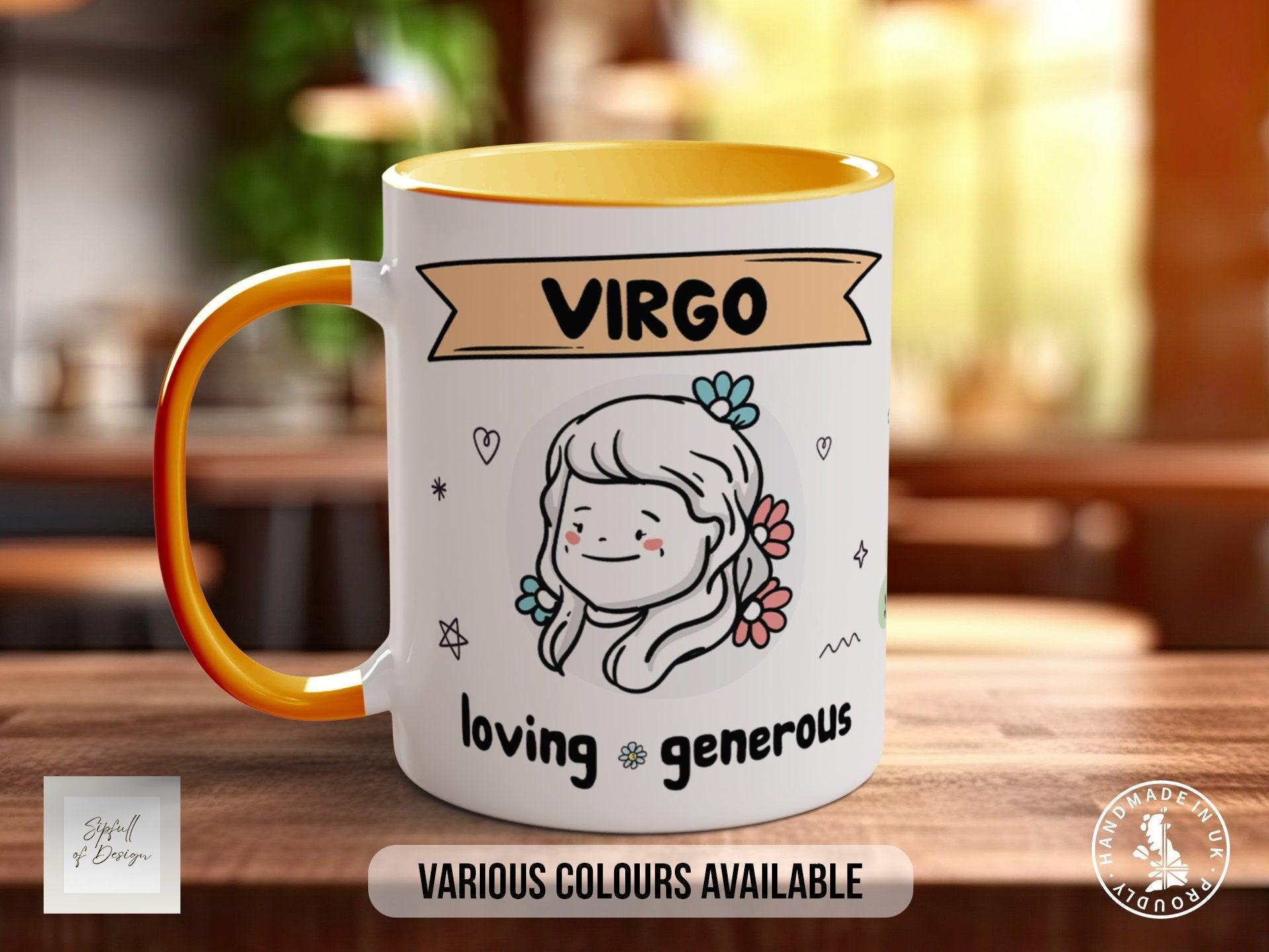 Virgo Zodiac Mug - Sipfull of Design