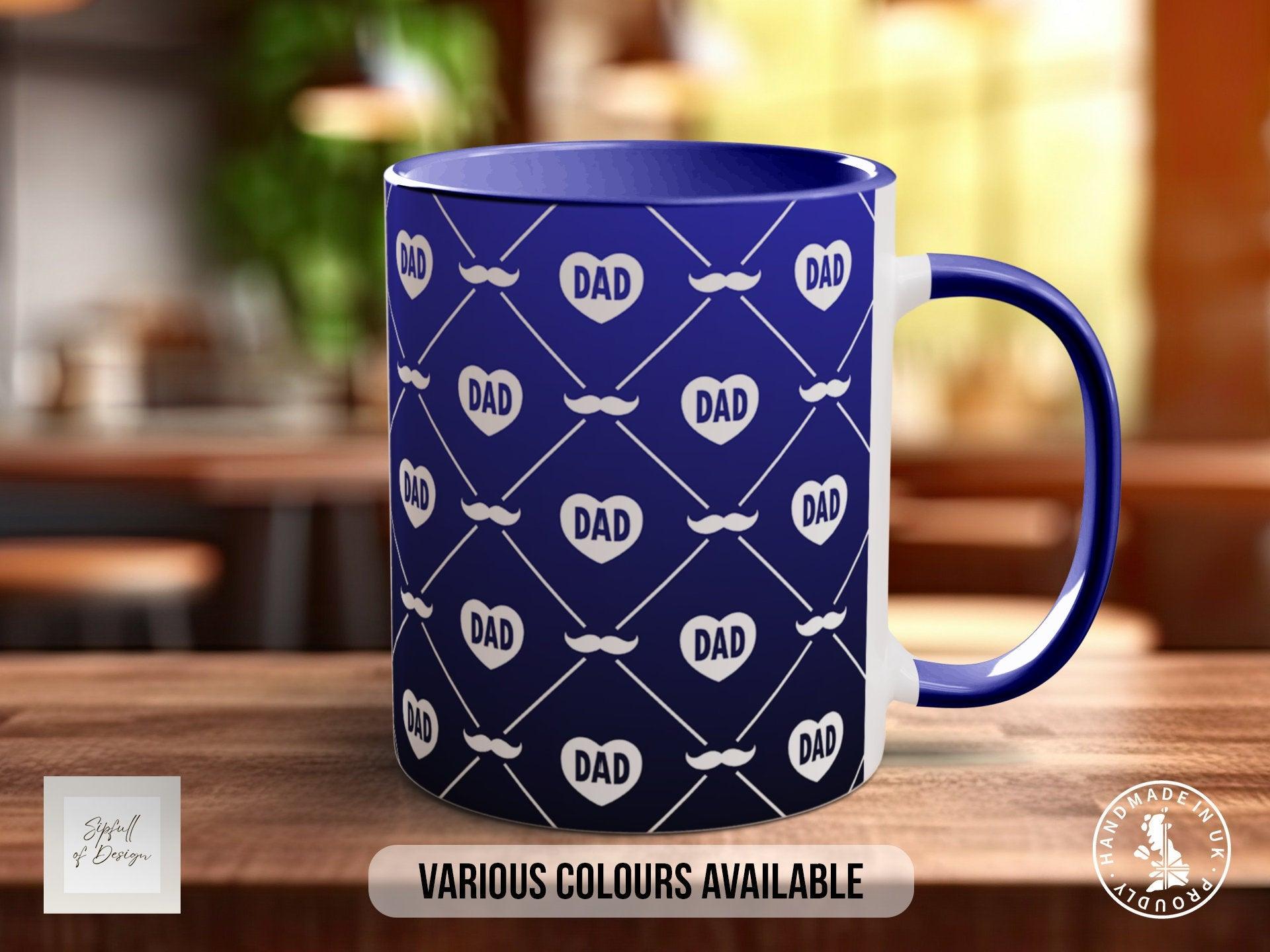 Dad Moustache Mug - Sipfull of Design