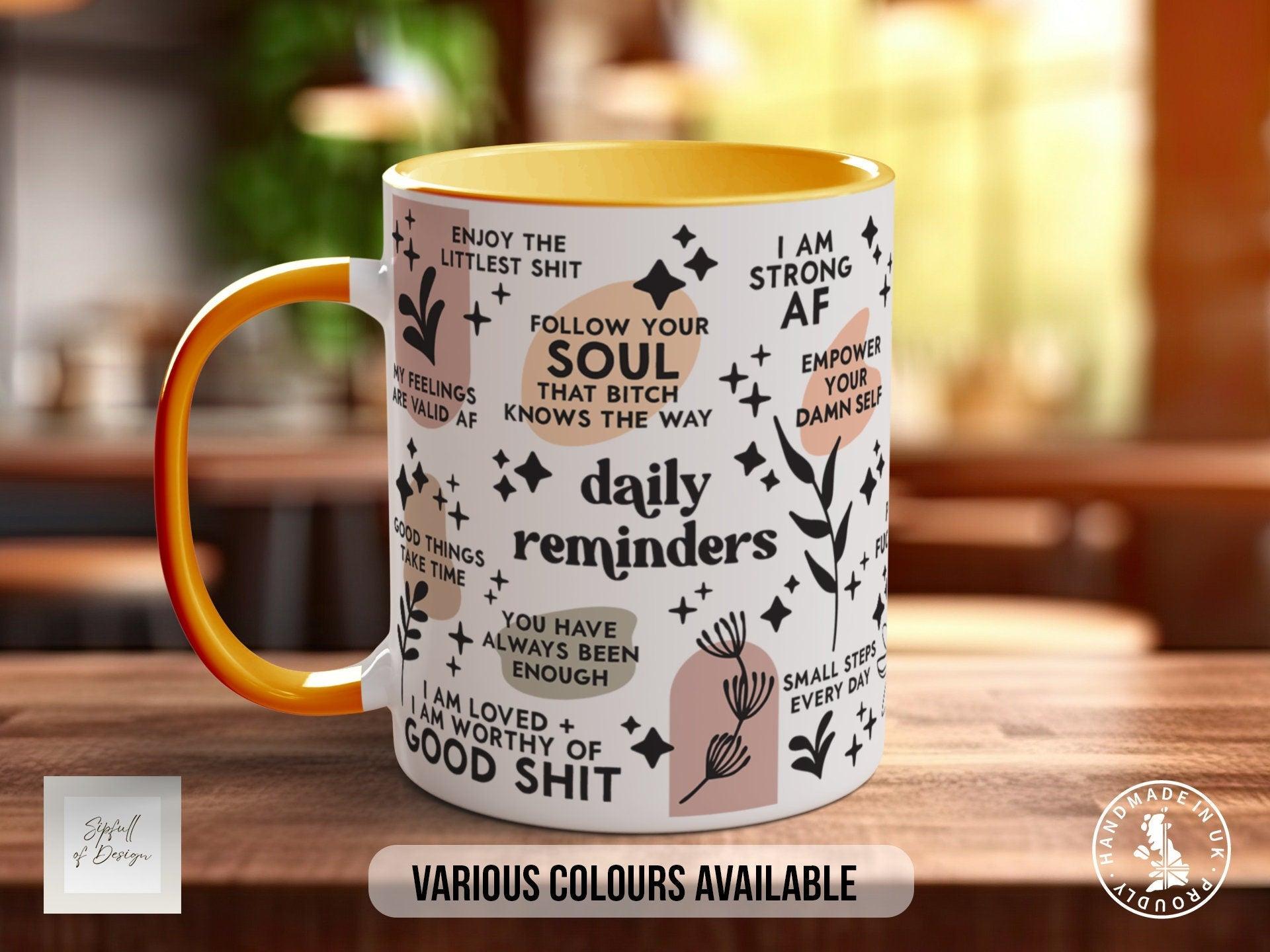 Daily Reminders Mug - Sipfull of Design