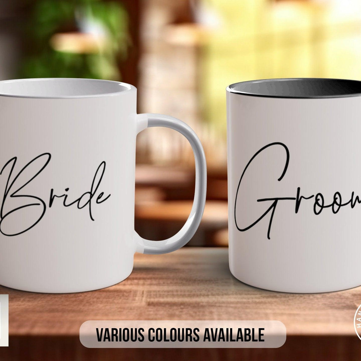 Bride & Groom Mug Set | Classic Wedding Gift for Couples  Sipfull of Design