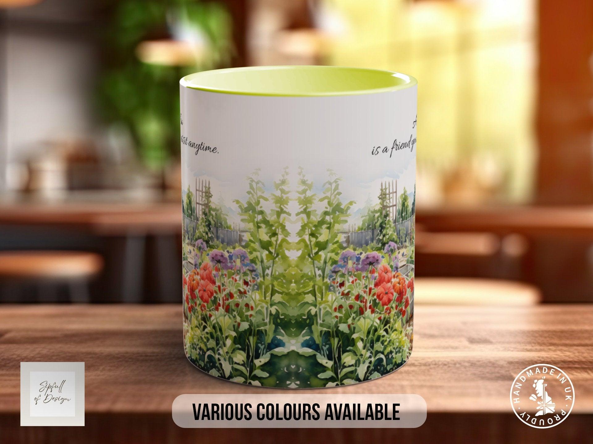 A garden is a friend you can visit anytime Mug - Sipfull of Design