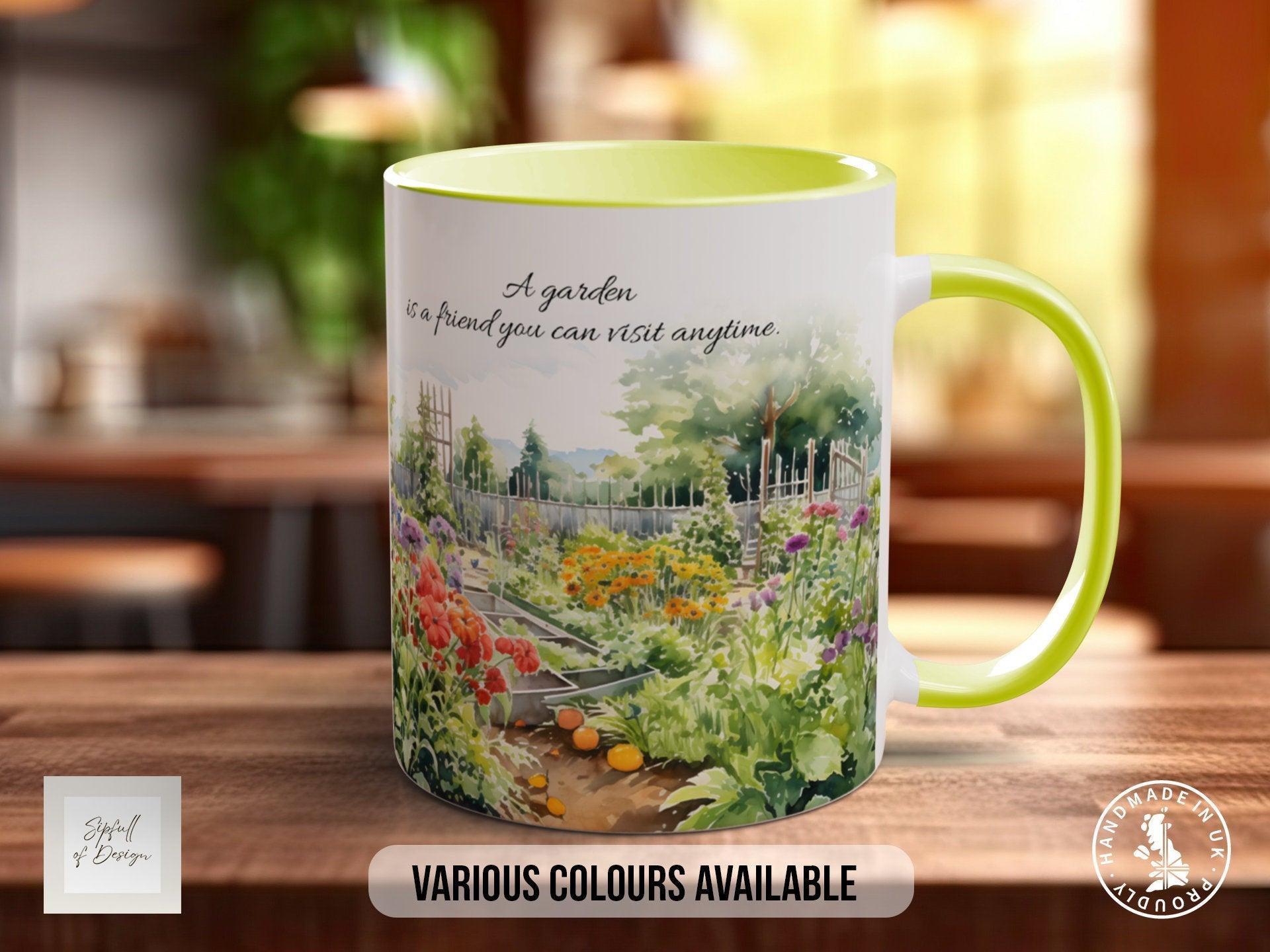 A garden is a friend you can visit anytime Mug - Sipfull of Design