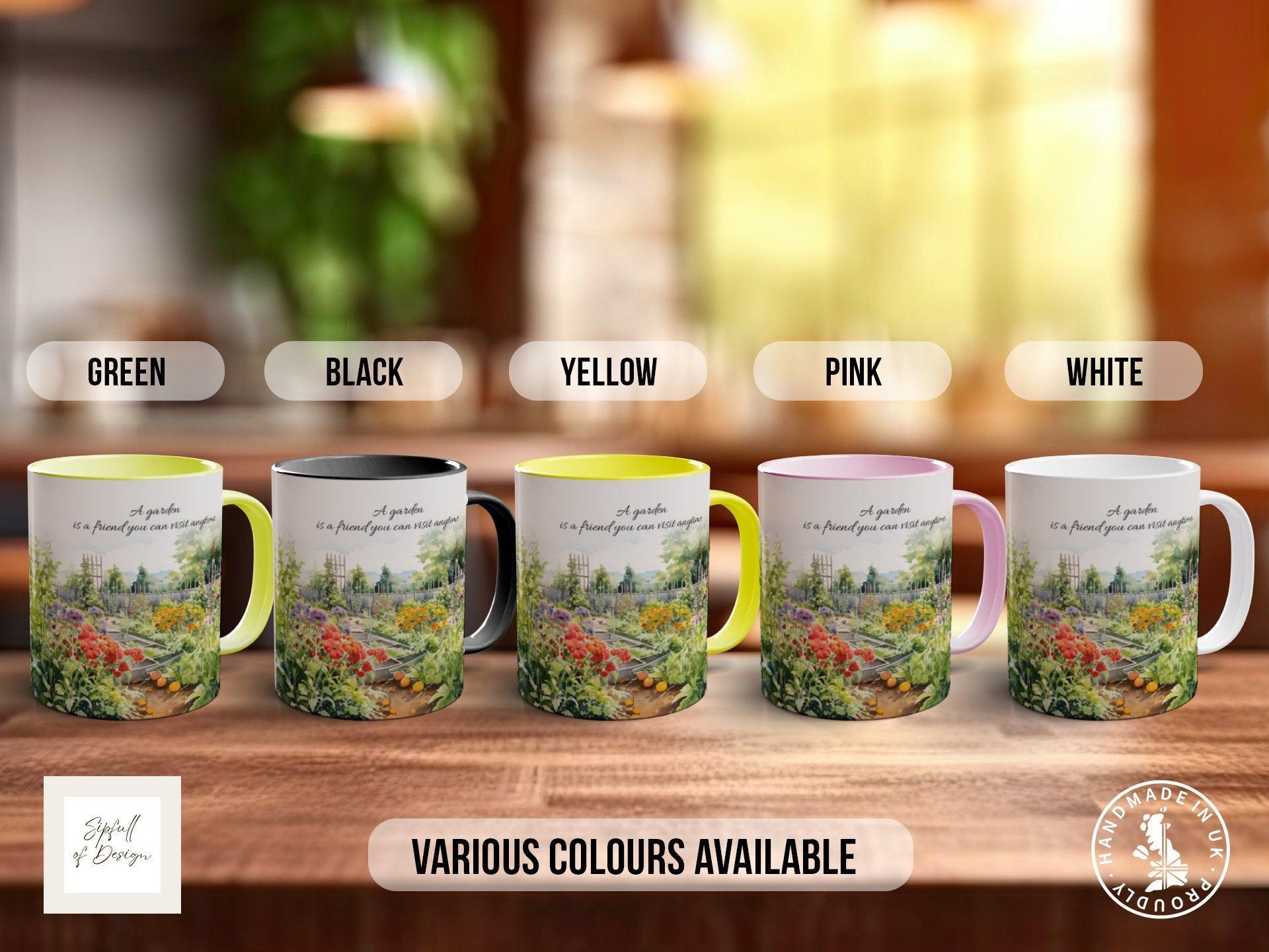 A garden is a friend you can visit anytime Mug - Sipfull of Design