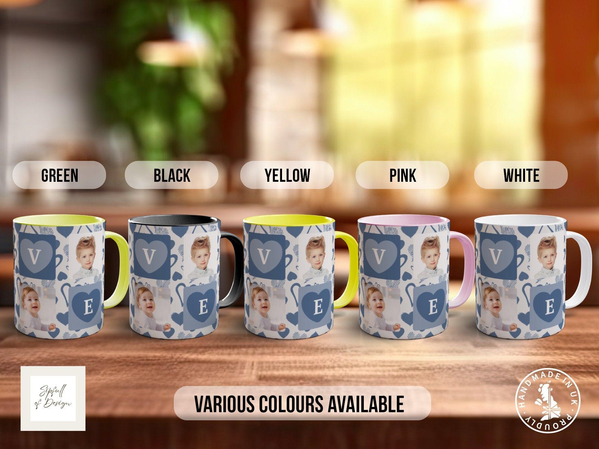 Fathers Love Photo Grid Personalised Photo Mug - Sipfull of Design