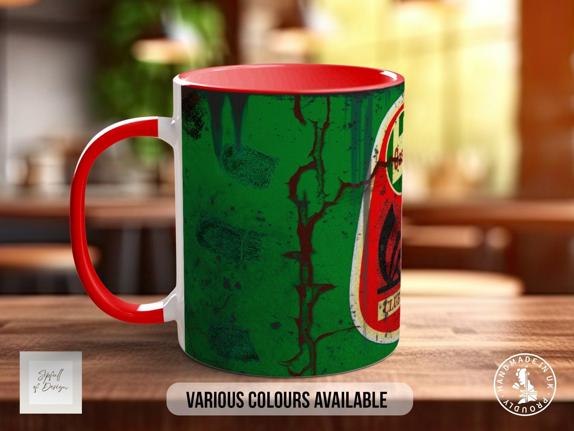 Castrol Oil Mugs Grungy - Multiple Colour Options Version 4 - Sipfull of Design