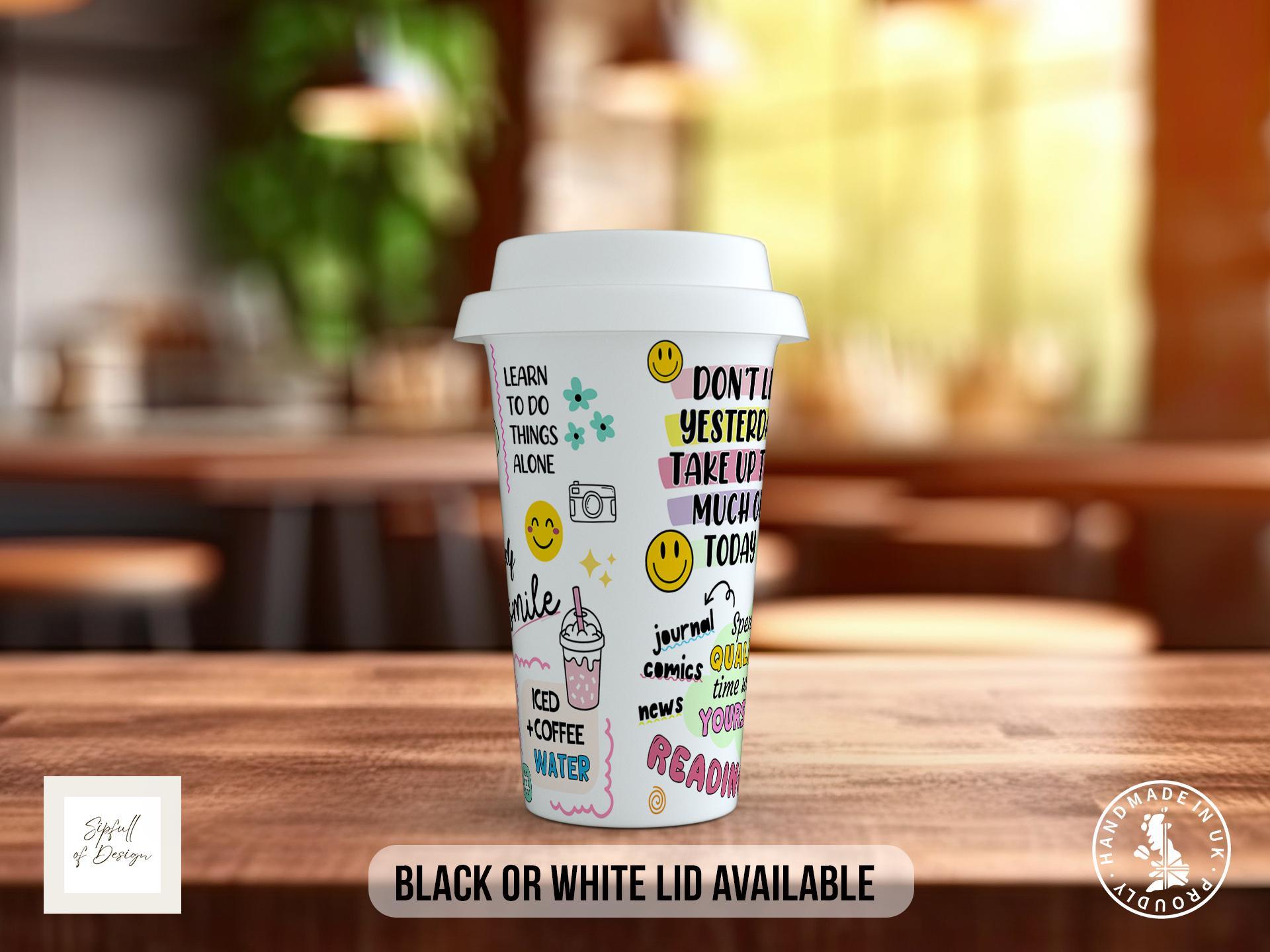 Take Care of Yourself – Full-Wrap Motivational Travel Mug - Sipfull of Design