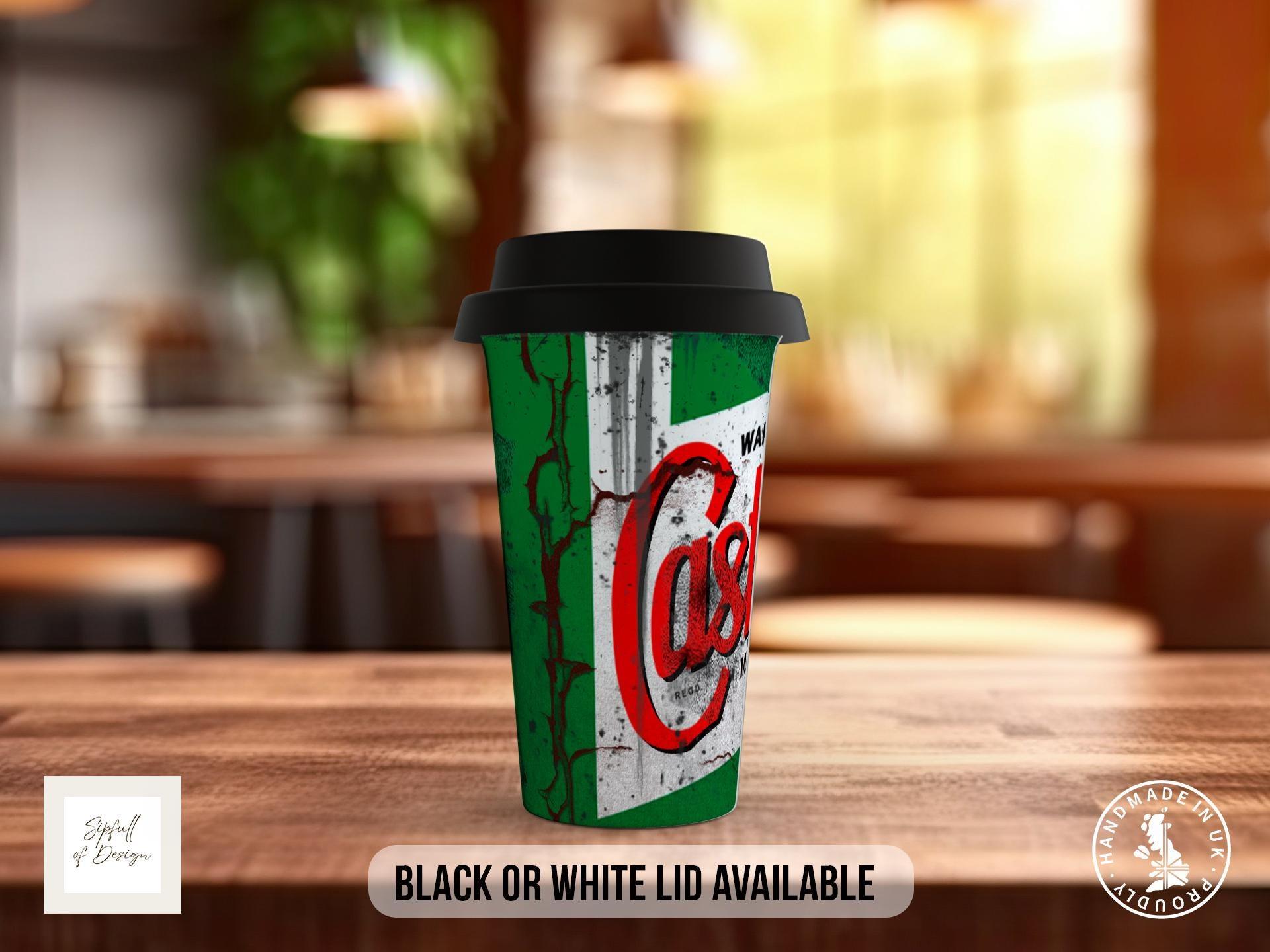Castrol Oil – Full-Wrap Retro Travel Mug - Sipfull of Design