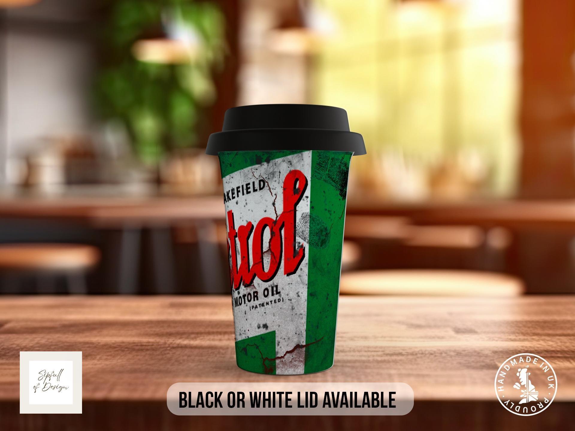 Castrol Oil – Full-Wrap Retro Travel Mug - Sipfull of Design