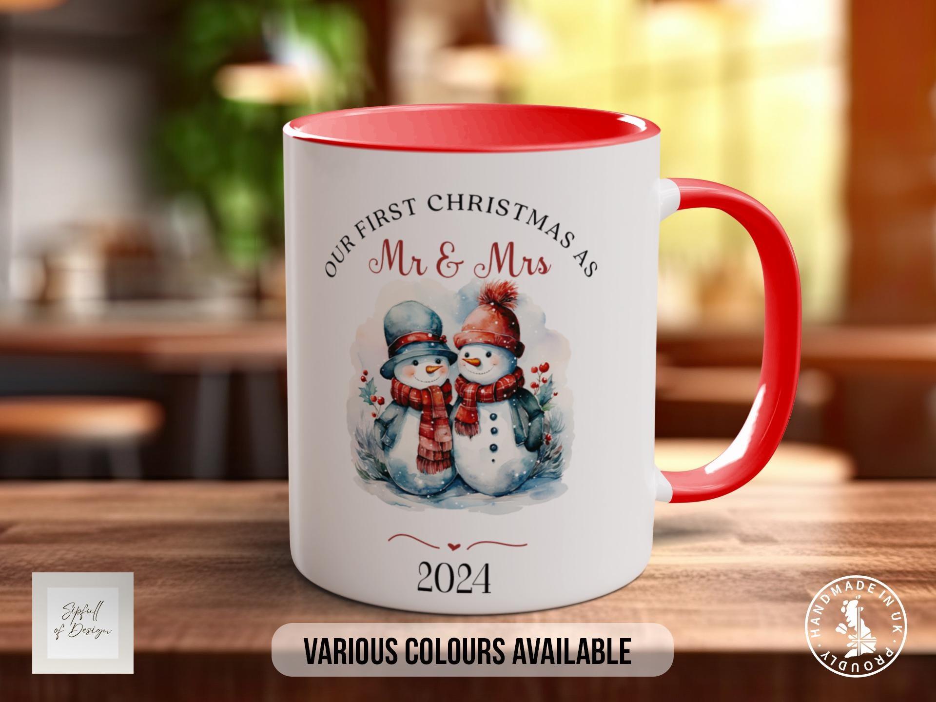 Our First Christmas as Mr & Mrs Mug - Sipfull of Design