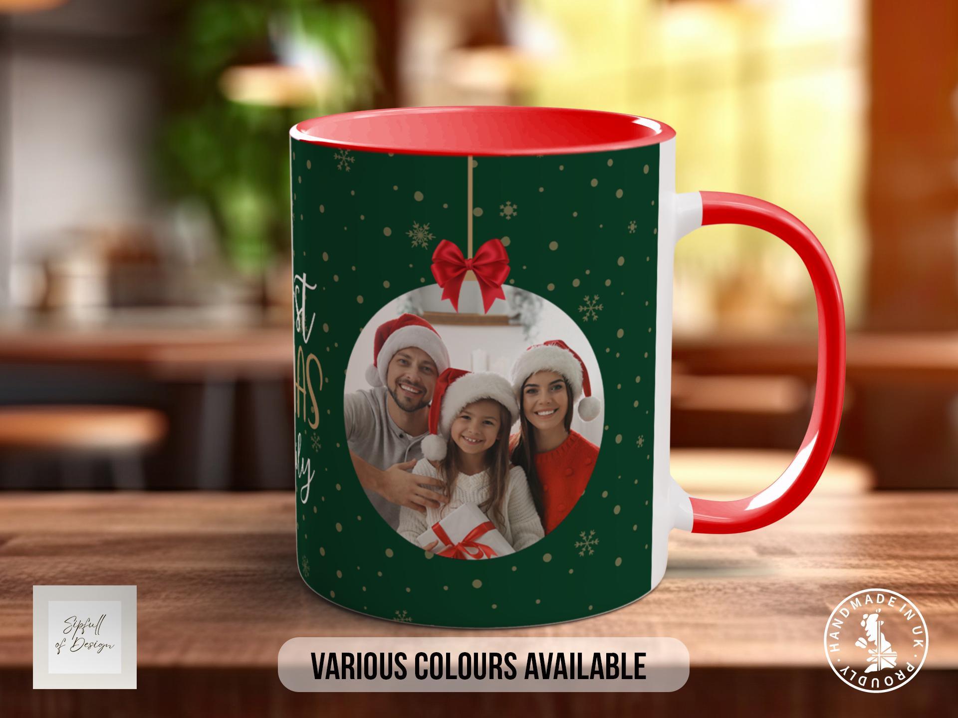 Our First Christmas As A Family Personalised Mug - Sipfull of Design