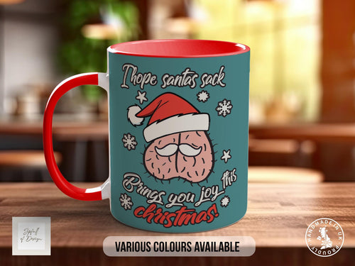 Funny Santa’s Sack Christmas Mug - Sipfull of Design