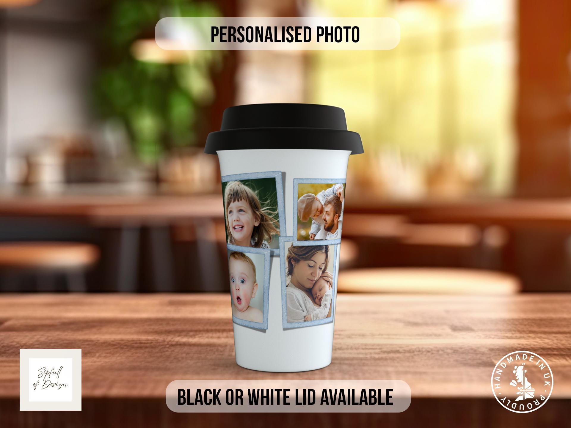 Best Dad Ever Travel Mug – Personalised Photo Design - Sipfull of Design