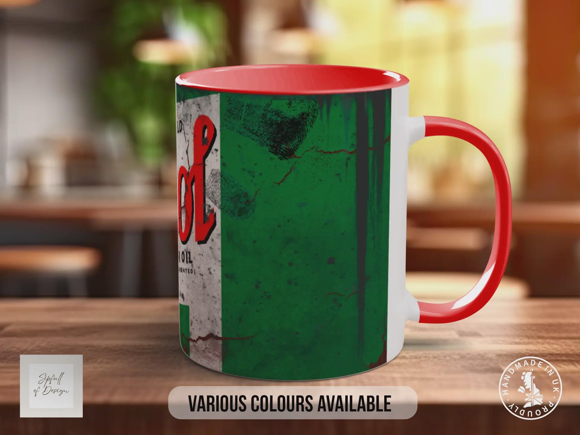 Castrol Wakefield Motor Oil Mug – Retro Vintage Car Garage Gift
