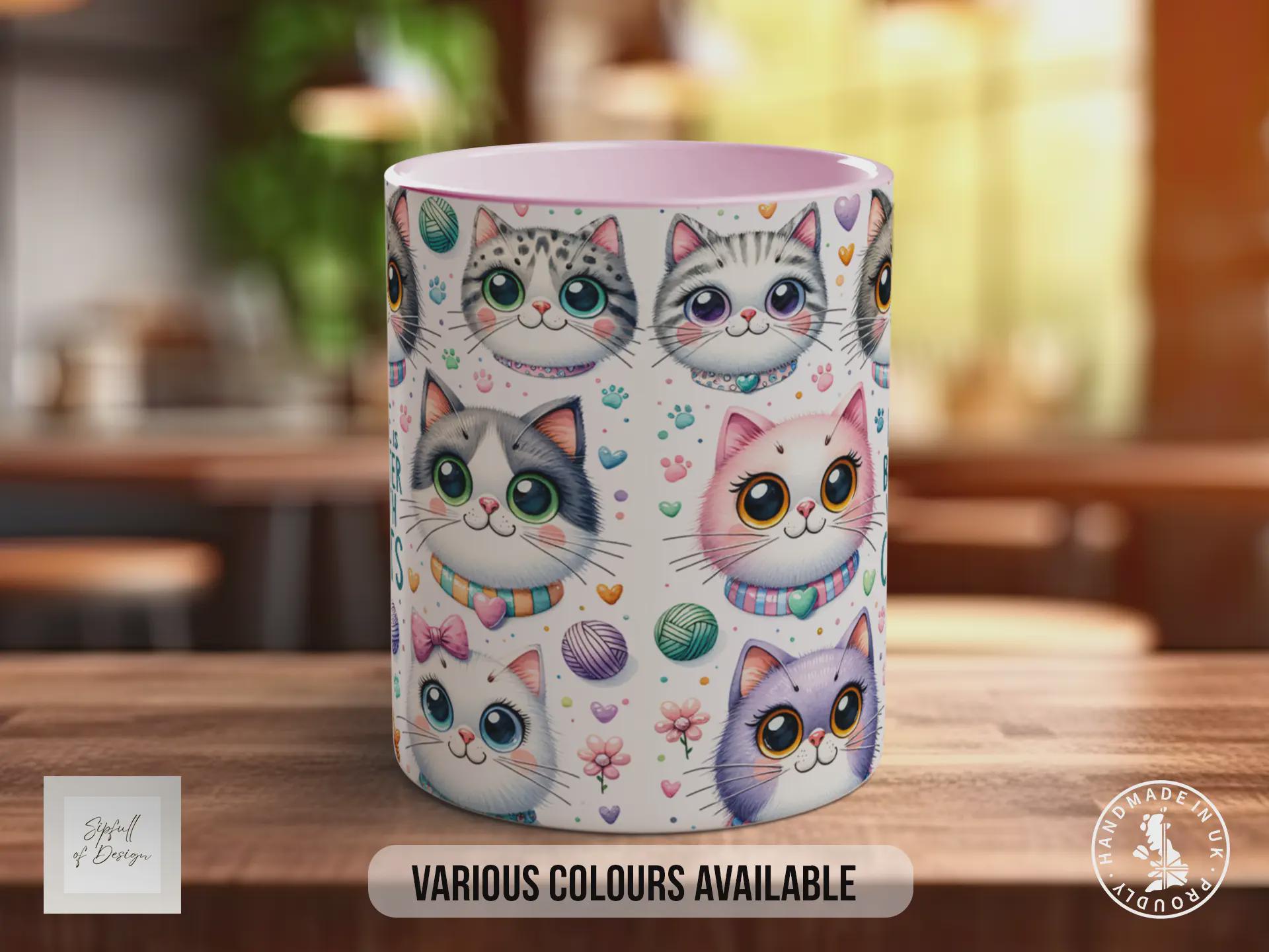 Life Is Better With Cats Mug | Cat Lover Gift | Cat Mum