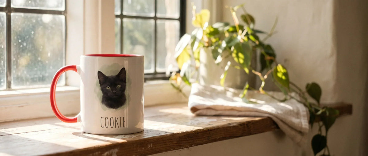 The Purrtrait Mug: Your Cat, Turned Into a Work of Art