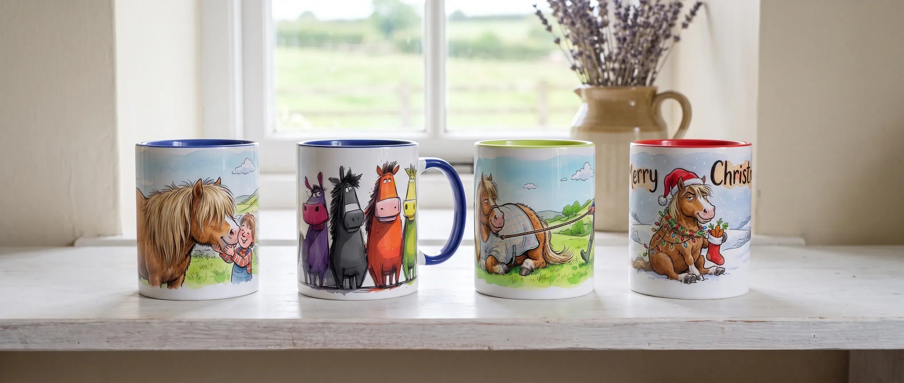 The Horse Mugs Have Their Own Shelf Now