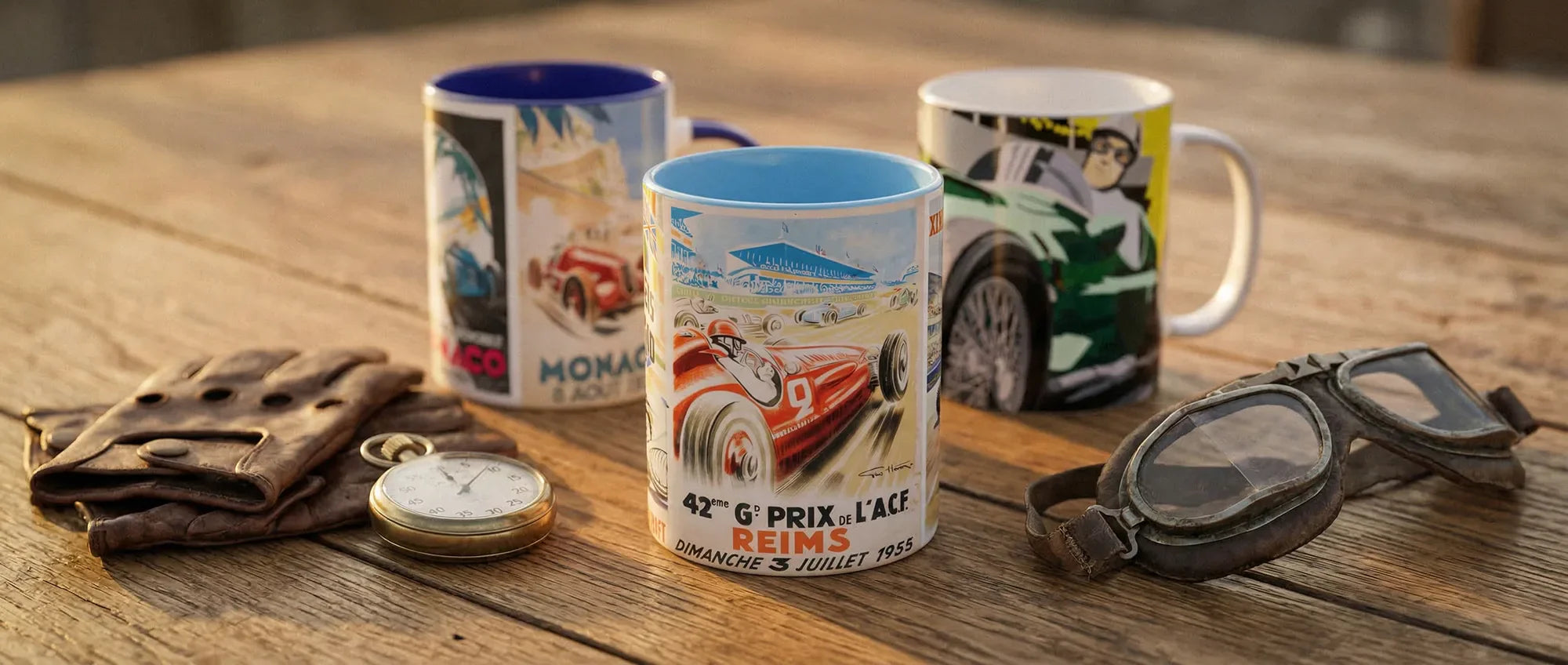 Vintage Racing Mugs