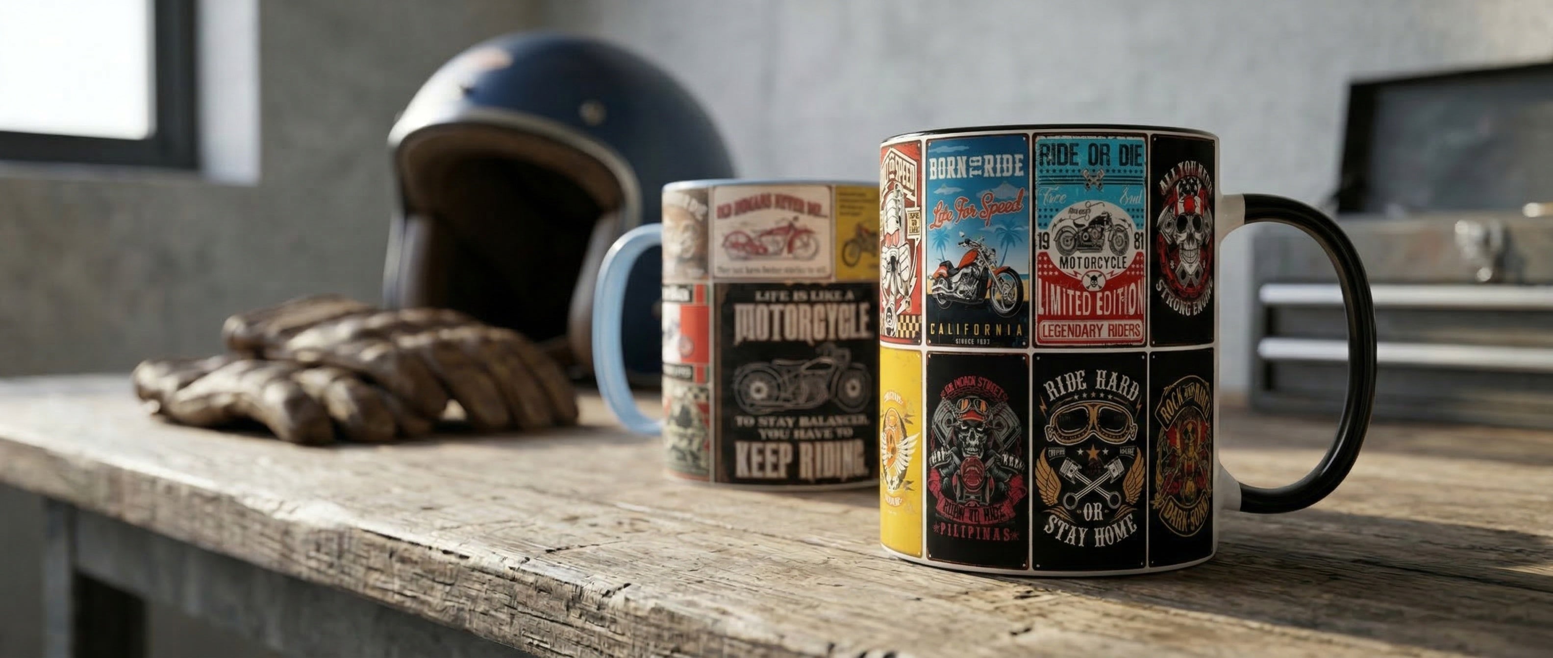 Motorbike Mugs