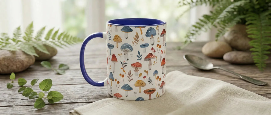 Mushroom Garden Mugs