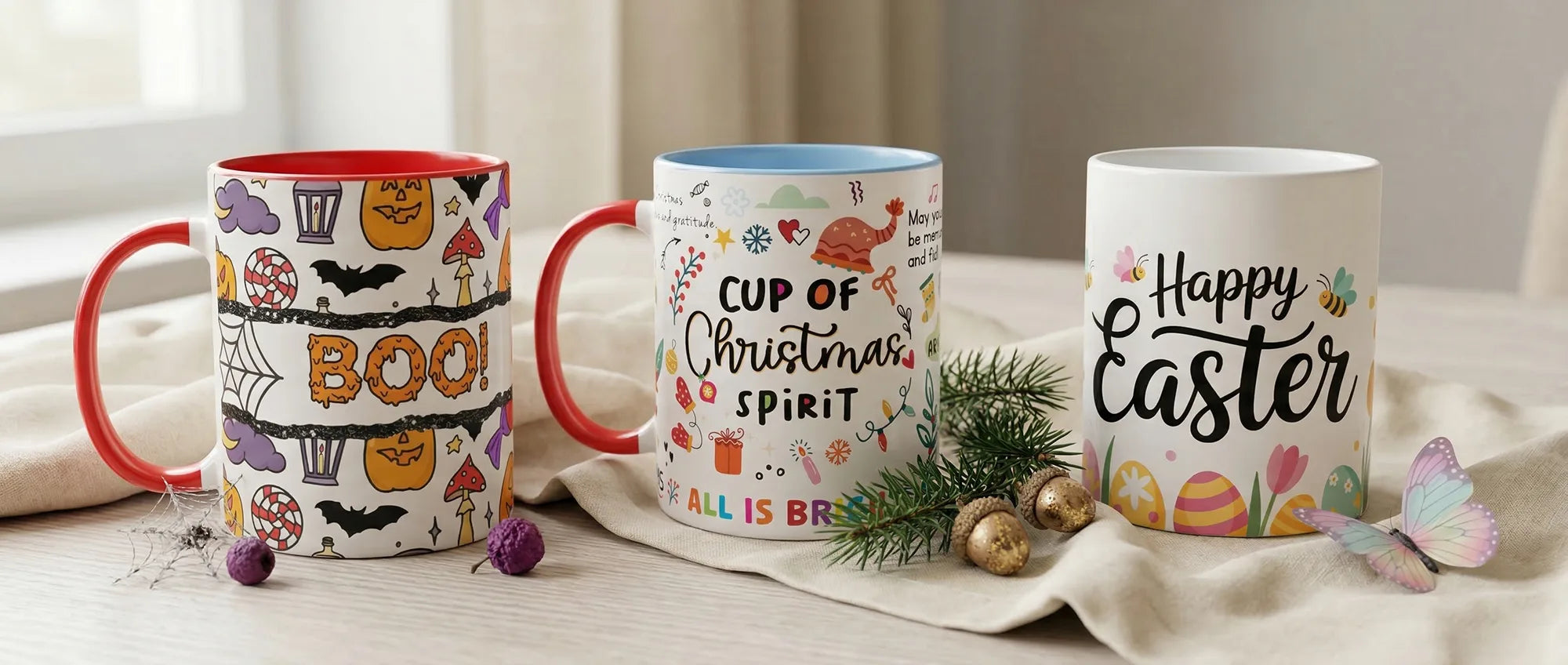 Seasonal Mugs - Sipfull of Design