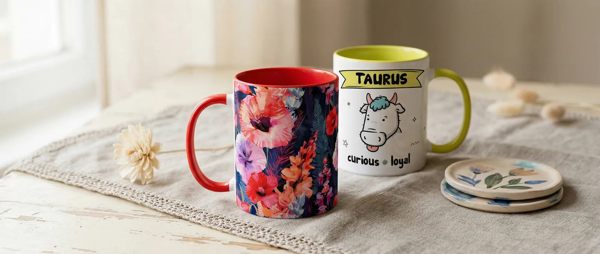 Zodiac & Birth Mugs - Sipfull of Design