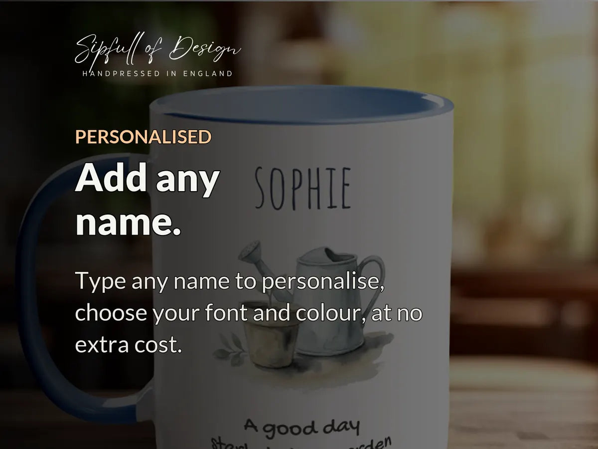 Potting Shed Mug — A Good Day