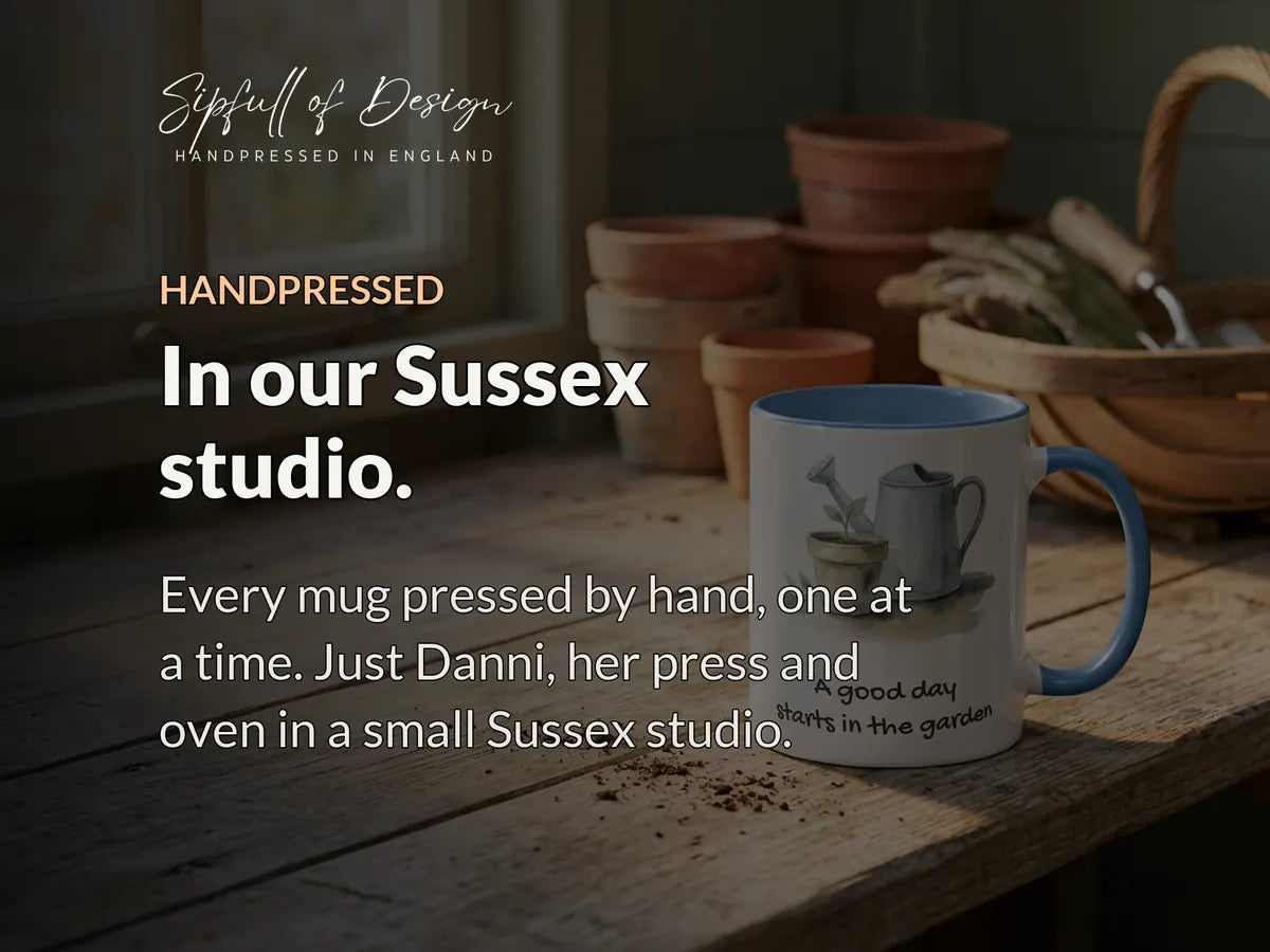 Potting Shed Mug — A Good Day