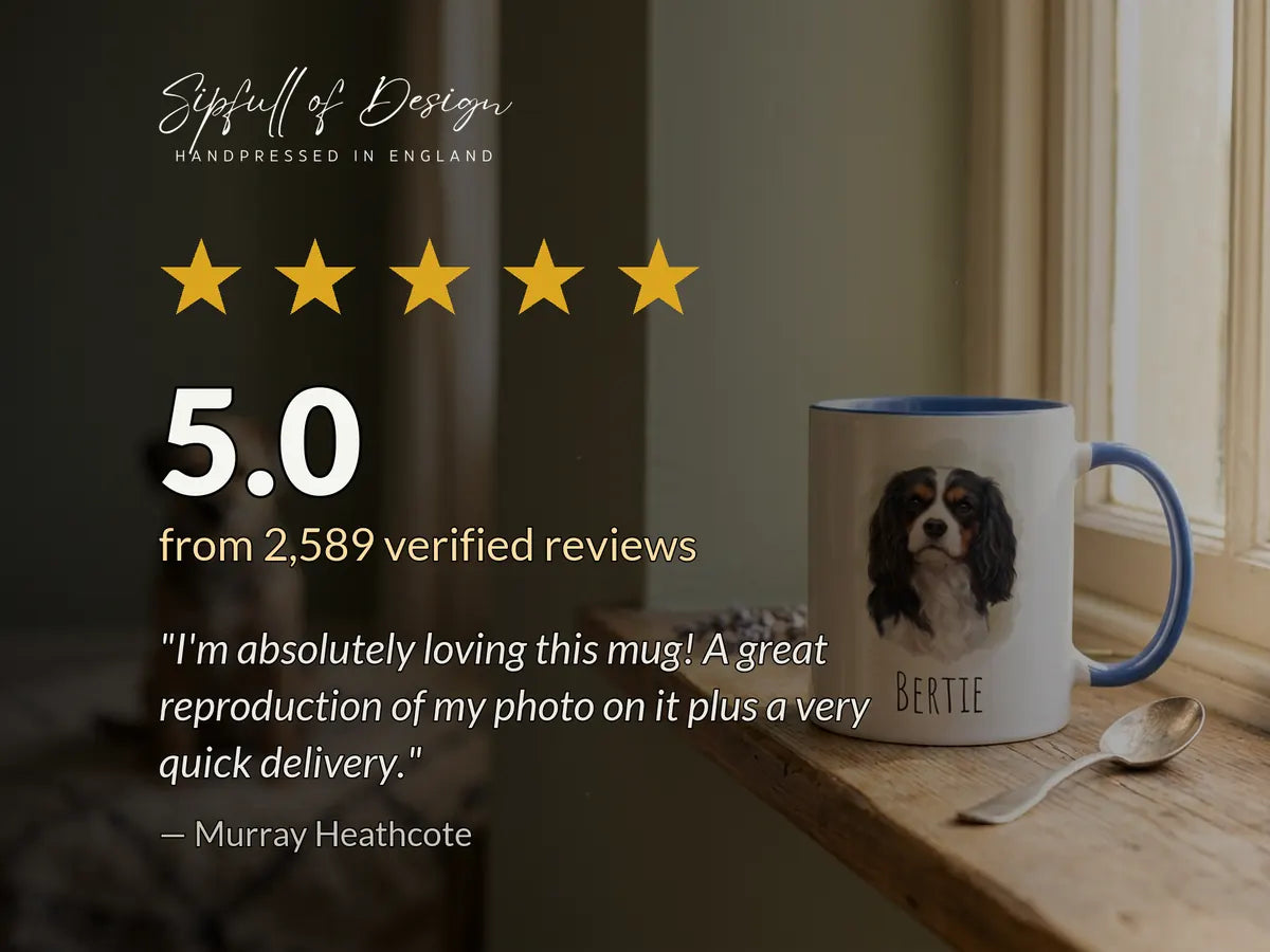 Pawtrait Mug | Personalised Dog Portrait From Your Photo