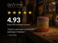 Shell Motor Oil Mug – Vintage Petrol Can Gift