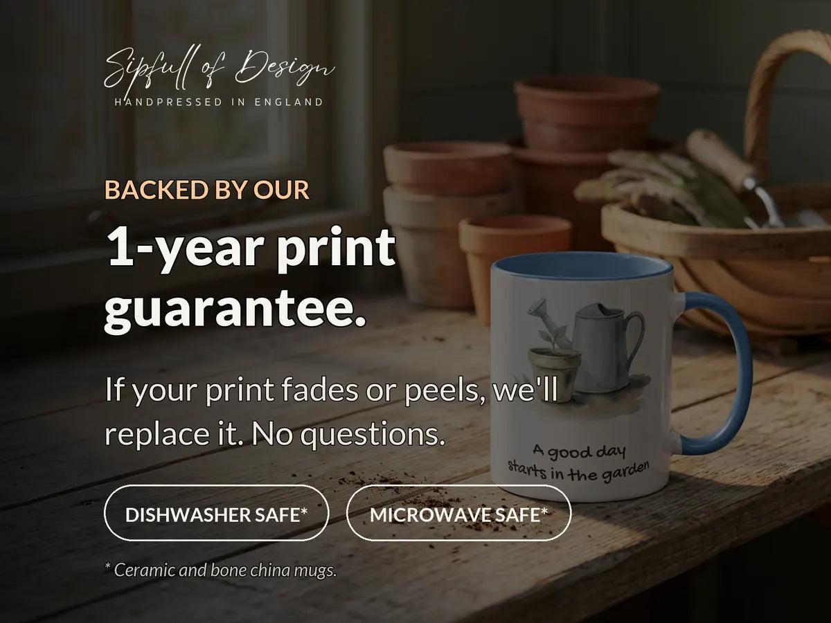 Potting Shed Mug — A Good Day