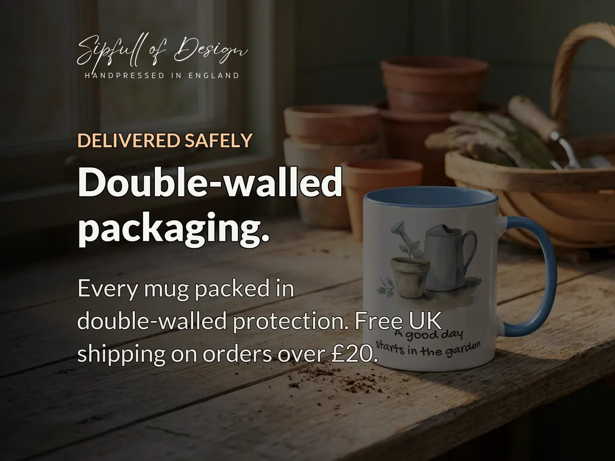 Potting Shed Mug — A Good Day