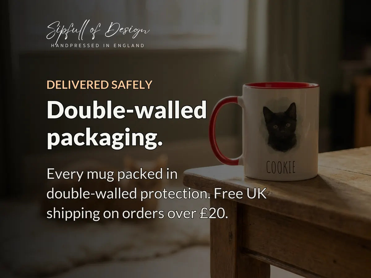 Purrtrait Mug | Personalised Cat Portrait From Your Photo